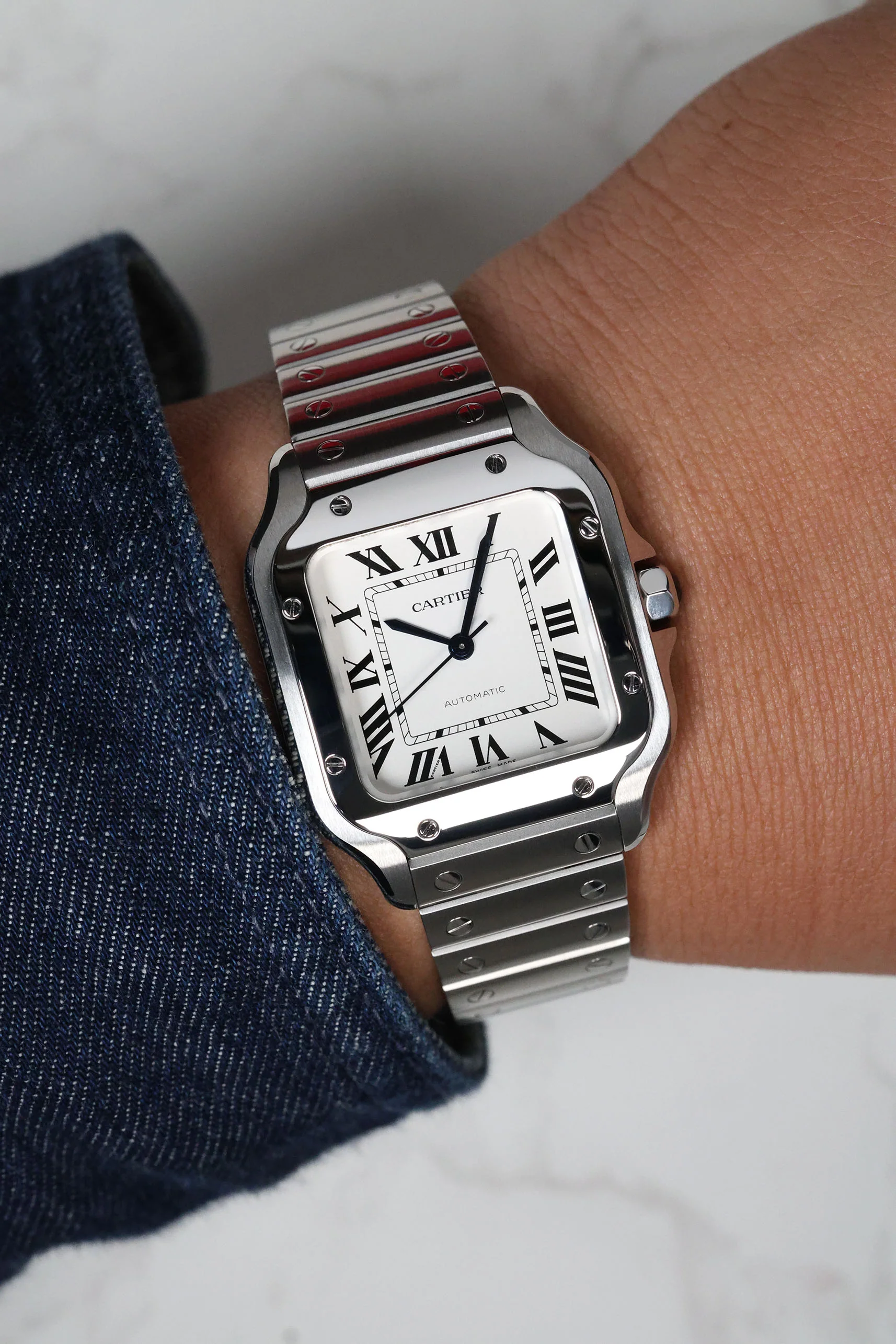 Cartier Santos de Cartier Medium WSSA0029 2025 [Preowned] - Image 6
