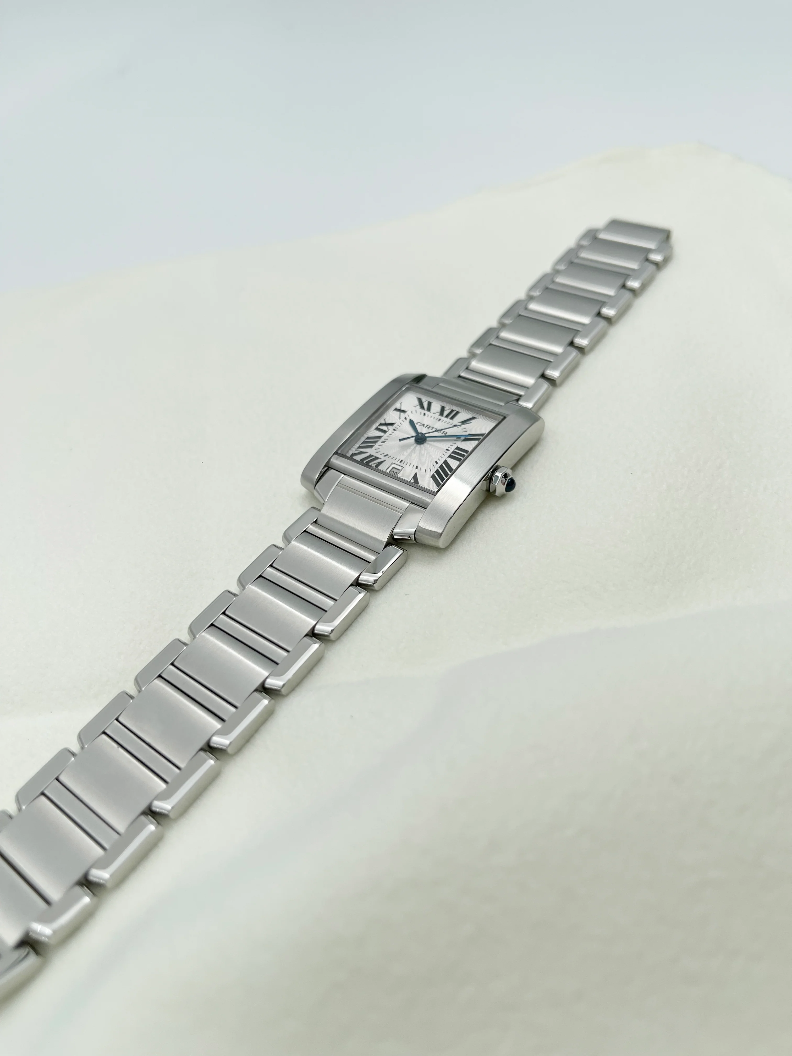Cartier Tank Francaise Silver Roman 28mm W51002Q3 2009 [Preowned] - Image 12