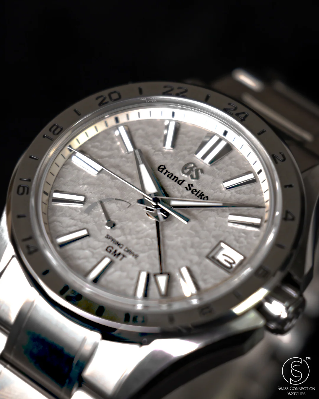 Grand Seiko Evolution 9 Collection GMT Titanium "Mist Flake" SBGE285 2022 [Preowned] - Image 3