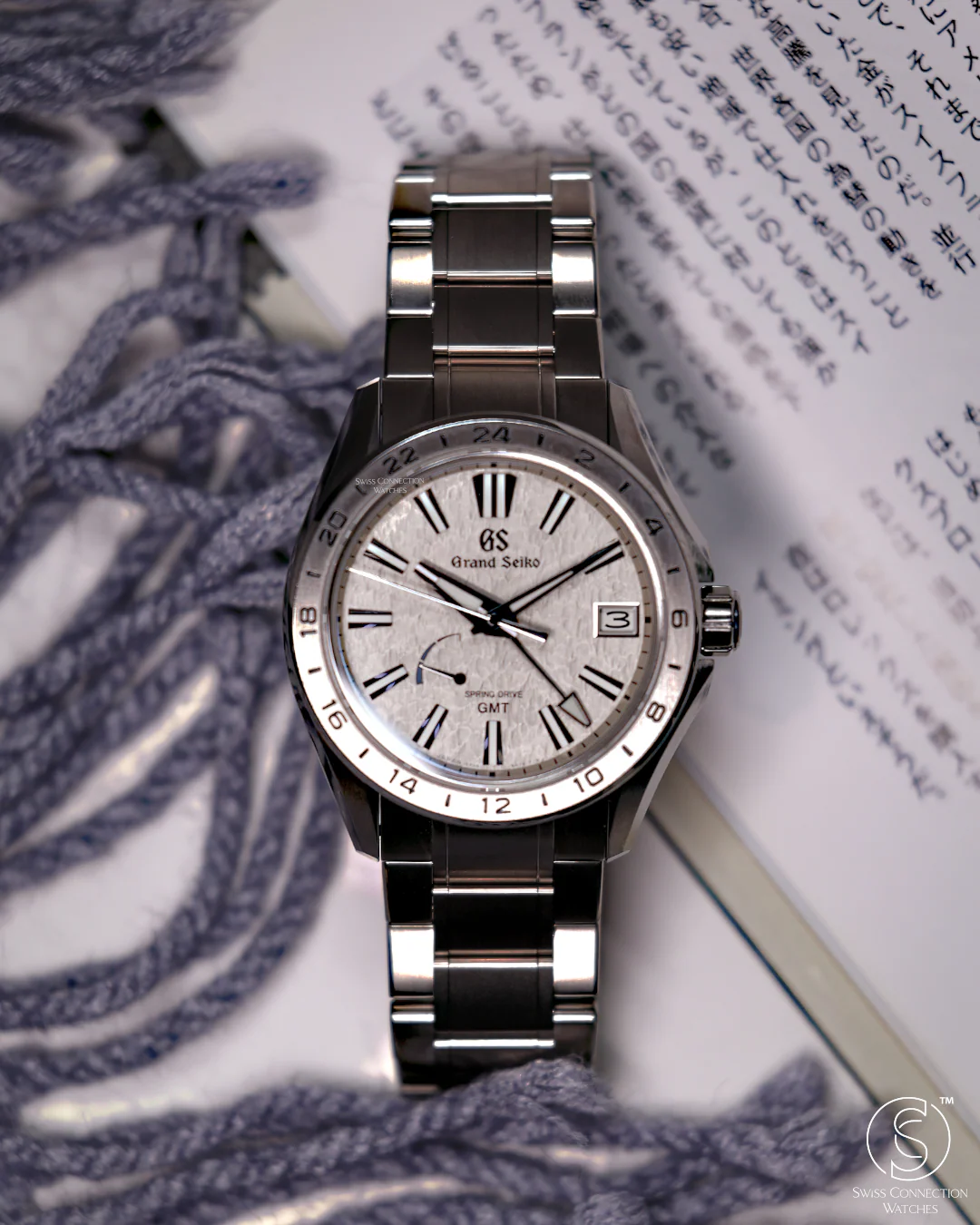 Grand Seiko Evolution 9 Collection GMT Titanium "Mist Flake" SBGE285 2022 [Preowned] - Image 5