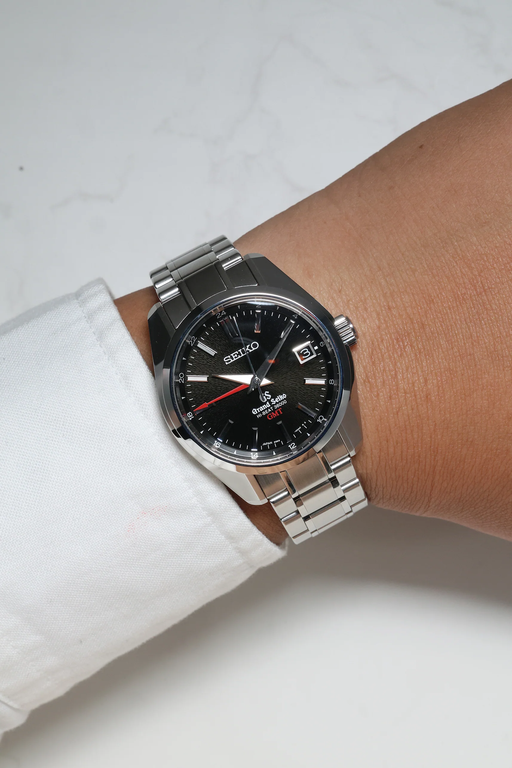 Grand Seiko Hi-Beat GMT 44GS Double Logo SBGJ003 2015 [Preowned] - Image 2