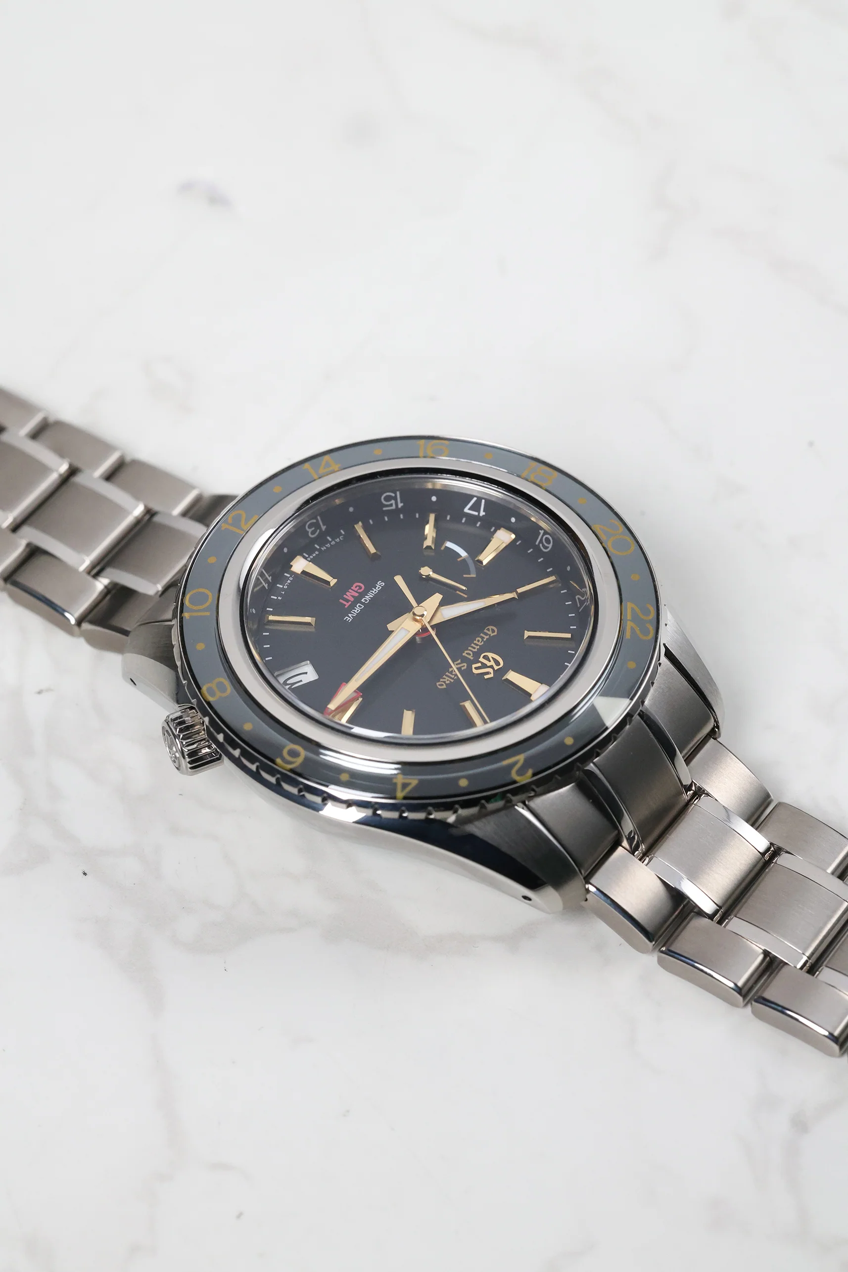 Grand Seiko SBGE215 Spring Drive GMT Titanium 44mm 2020 [Preowned] - Image 14