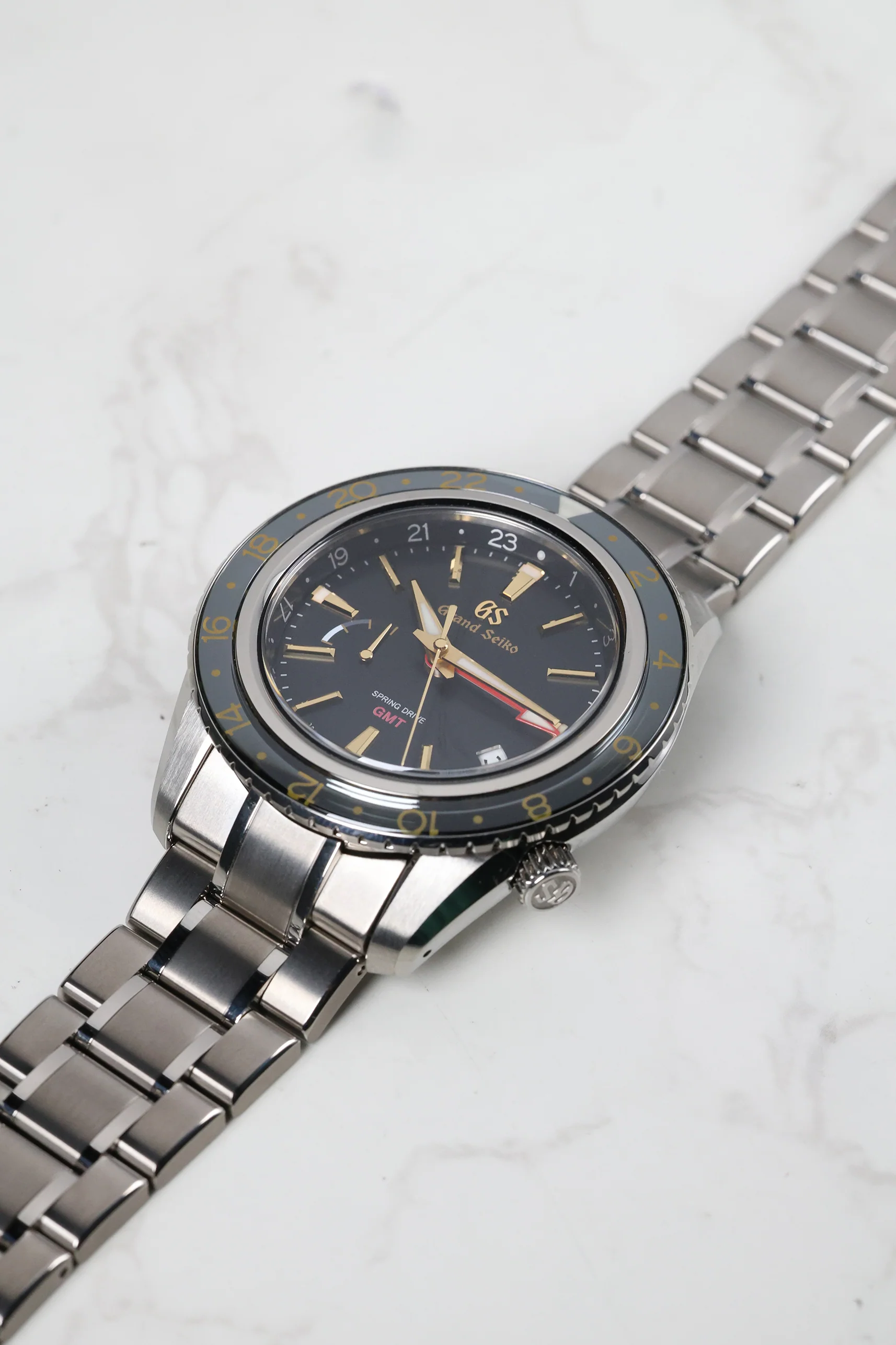 Grand Seiko SBGE215 Spring Drive GMT Titanium 44mm 2020 [Preowned] - Image 16