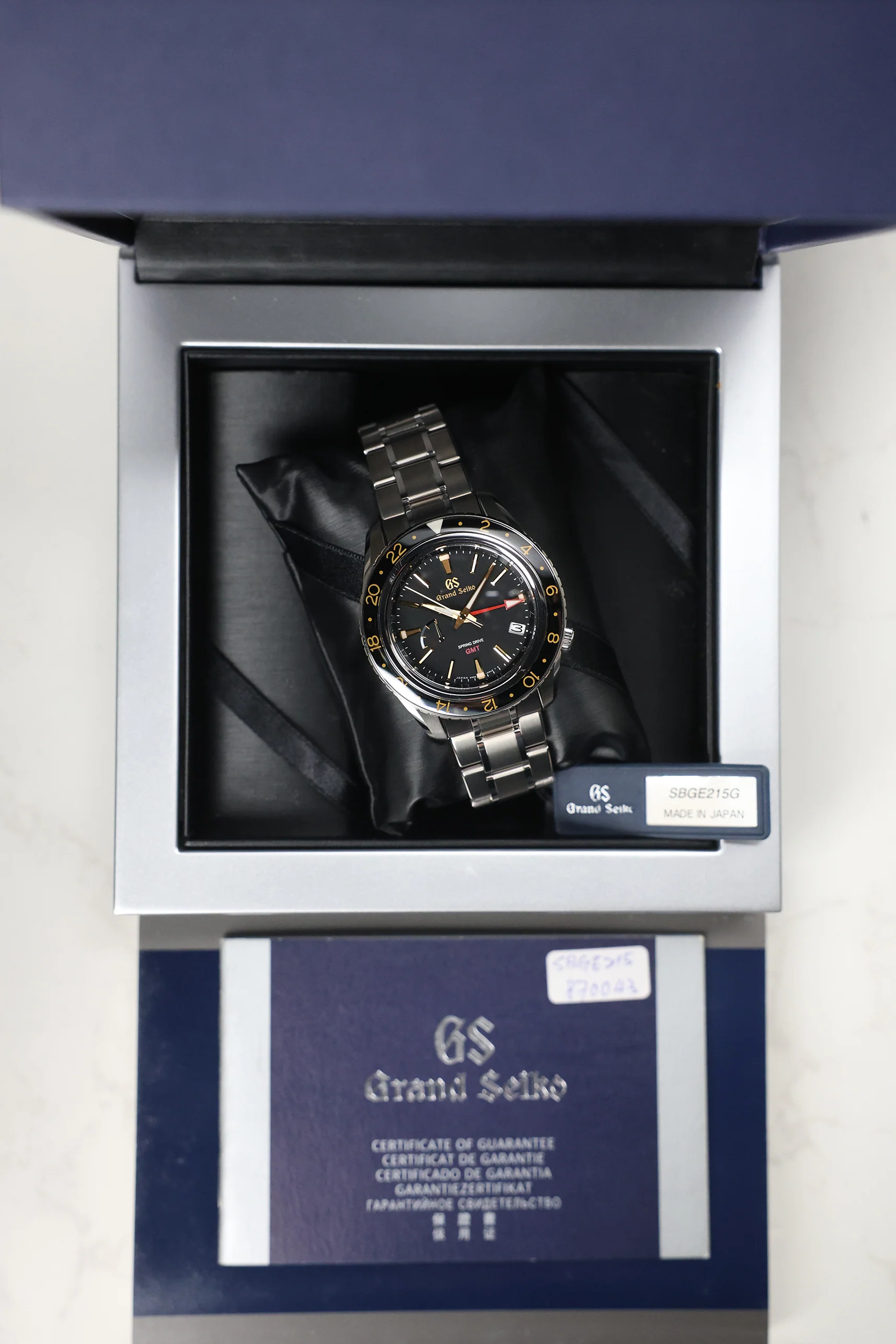 Grand Seiko SBGE215 Spring Drive GMT Titanium 44mm 2020 [Preowned] - Image 19
