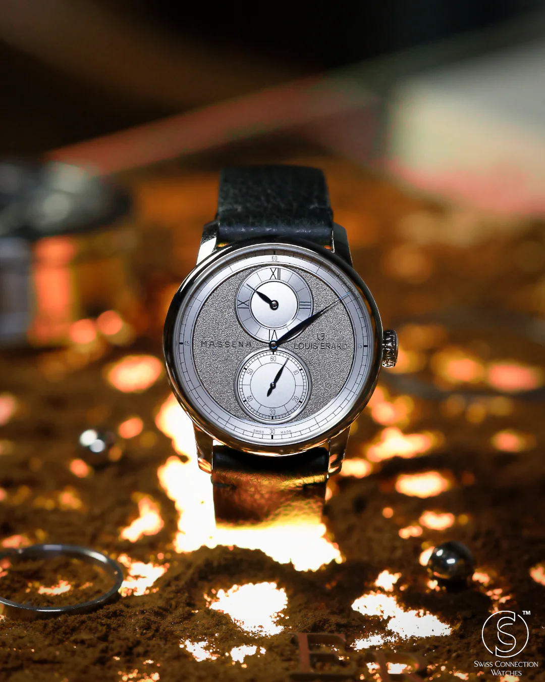 Louis Erard Le Régulateur x Massena LAB Silver 42mm - Image 4