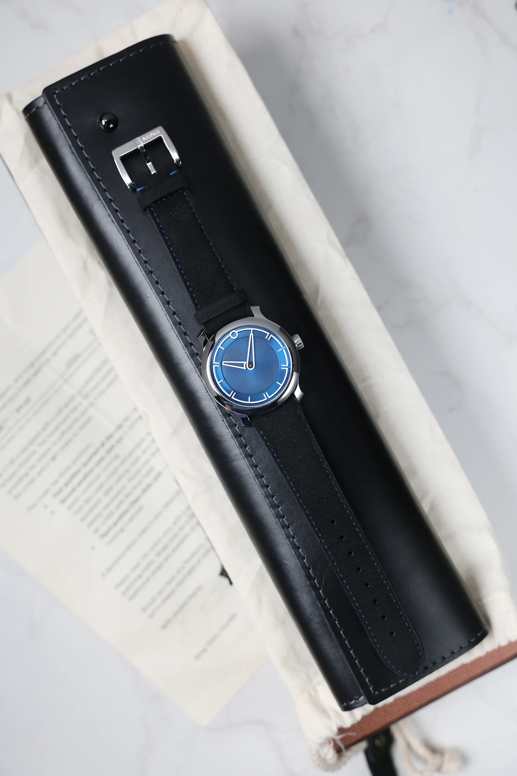 MING 17.09 Blue 38mm 2022 [Preowned] - Image 18