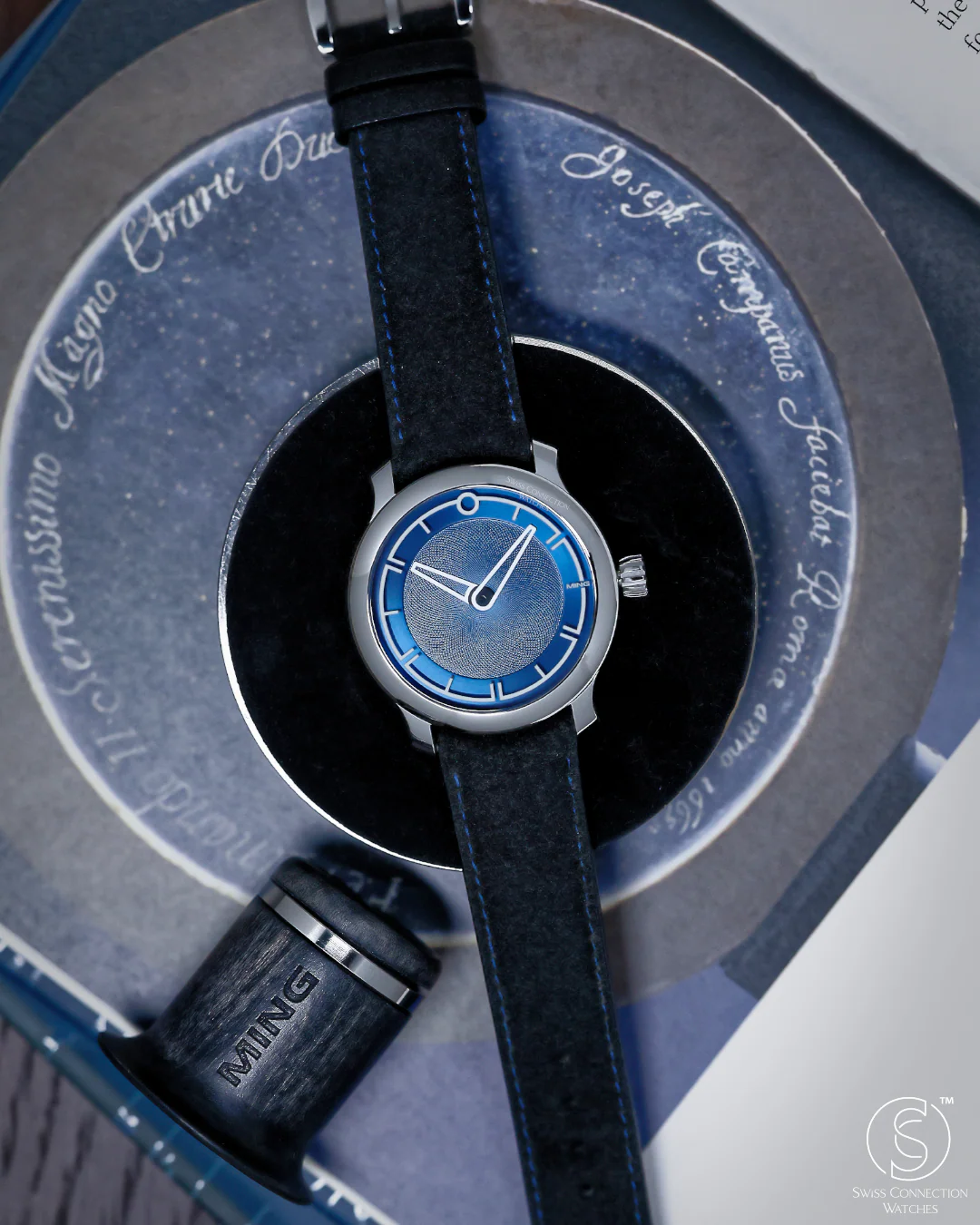 MING 17.09 Blue 38mm 2022 [Preowned] - Image 5
