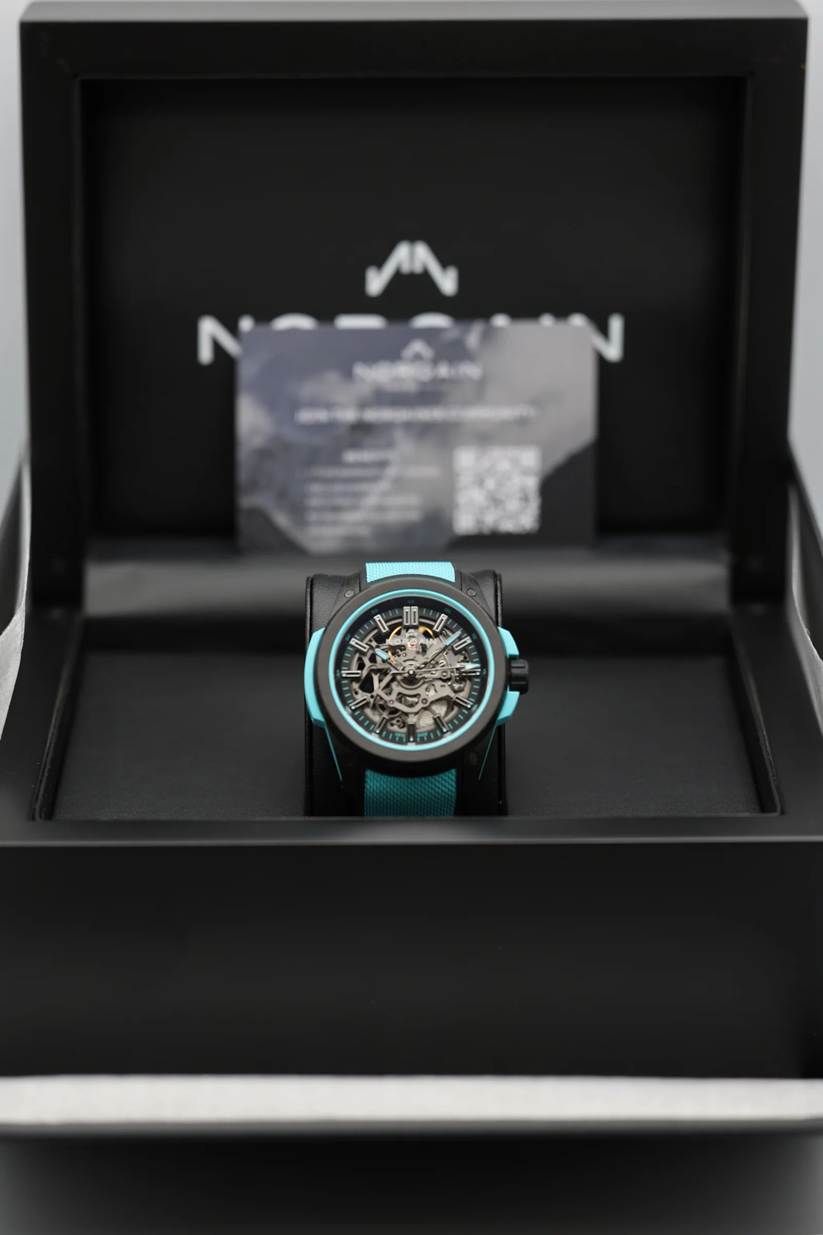 Norqain Wild One Skeleton Turquoise 42mm NNQ3000QBQ1AS/B007 2024 [Preowned] - Image 15