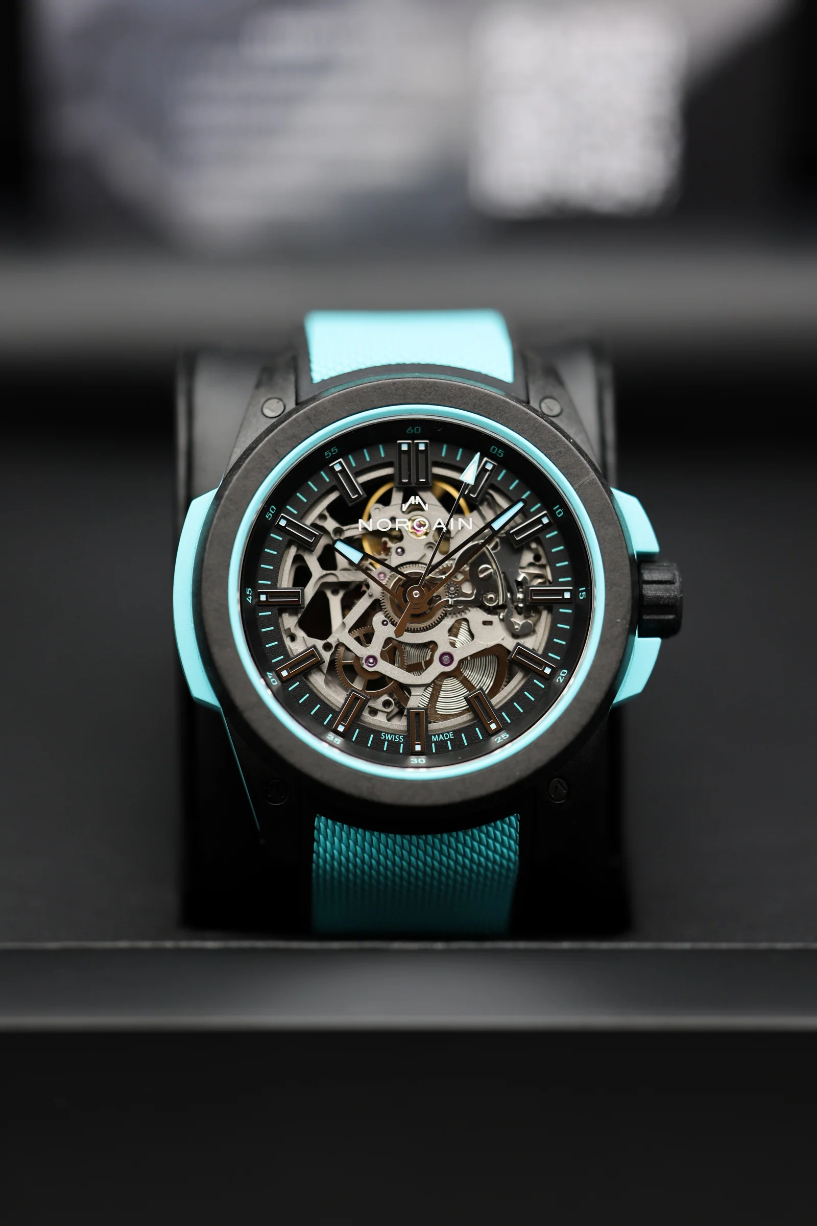 Norqain Wild One Skeleton Turquoise 42mm NNQ3000QBQ1AS/B007 2024 [Preowned] - Image 4