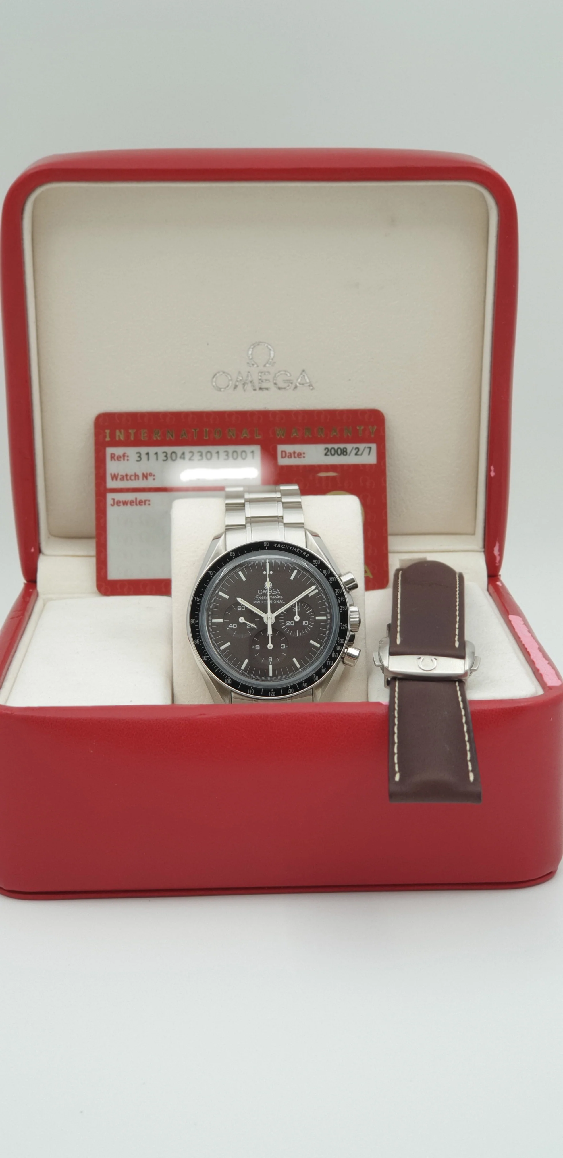 Omega Speedmaster Moonwatch Professional Chocolate Sapphire 311.30.42.30.13.001 2008 [Preowned] - Image 11
