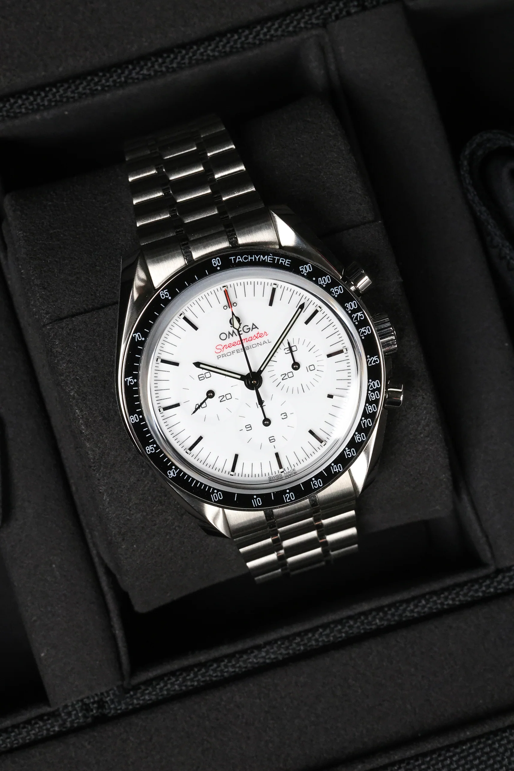 Omega Speedmaster Moonwatch Professional White 3861 Sapphire 310.30.42.50.04.001 - Image 8