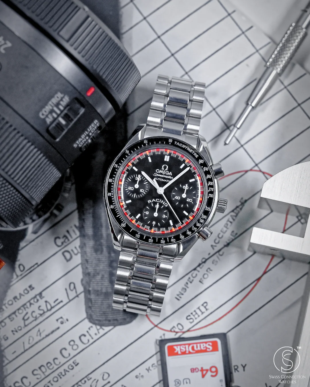 Omega Speedmaster Racing Schumacher 3518.50.00 2001 [Preowned] - Image 5
