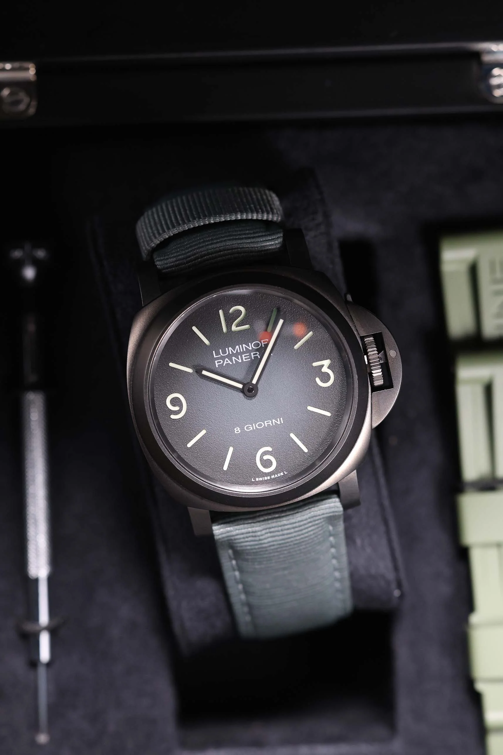 Panerai Luminor Base DLC Geneva Boutique LE 44mm PAM02121 2022 [Preowned] - Image 8