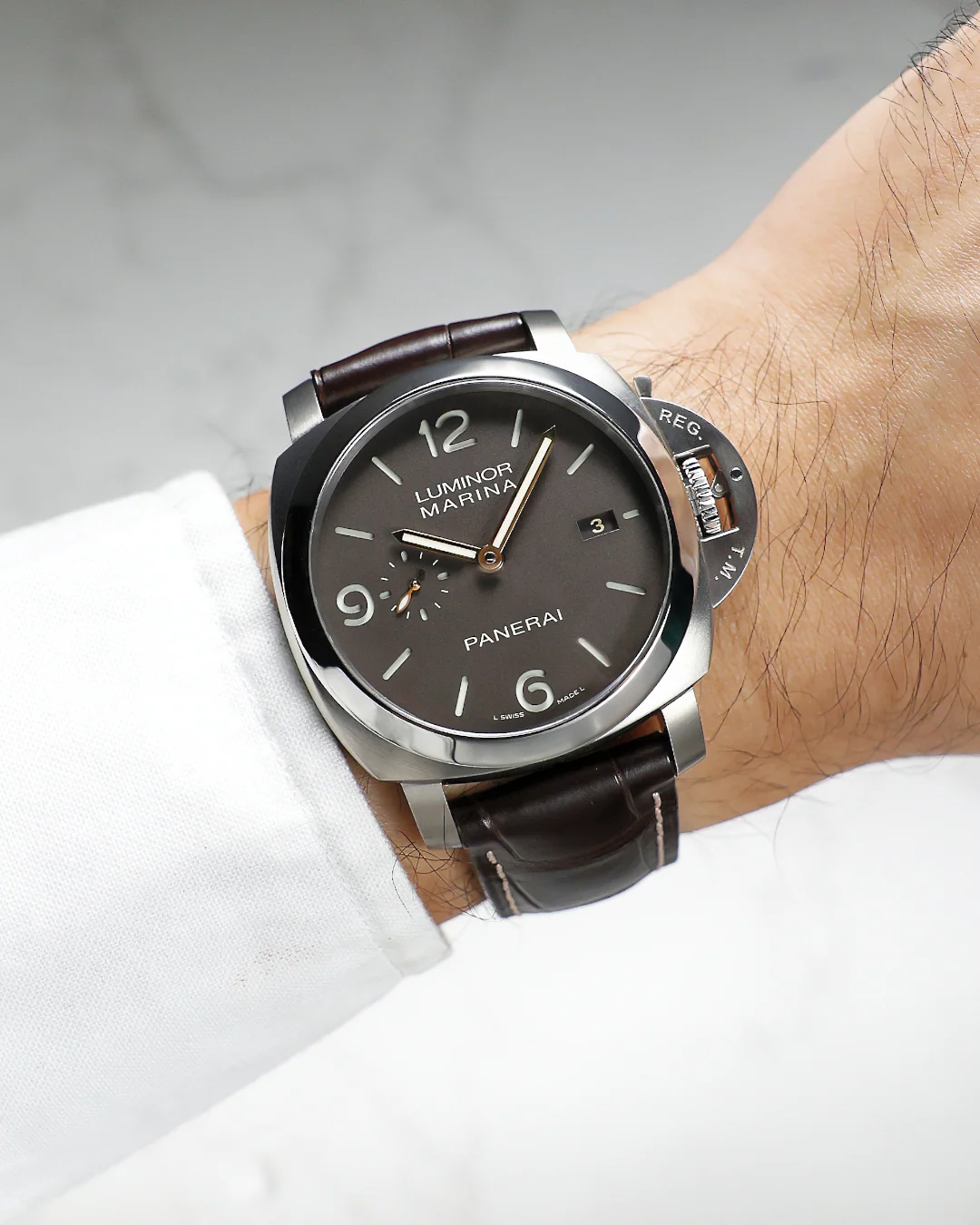 Panerai Luminor Marina 1950 3 Days Titanium 44mm PAM00351 2016 [Preowned] - Image 6