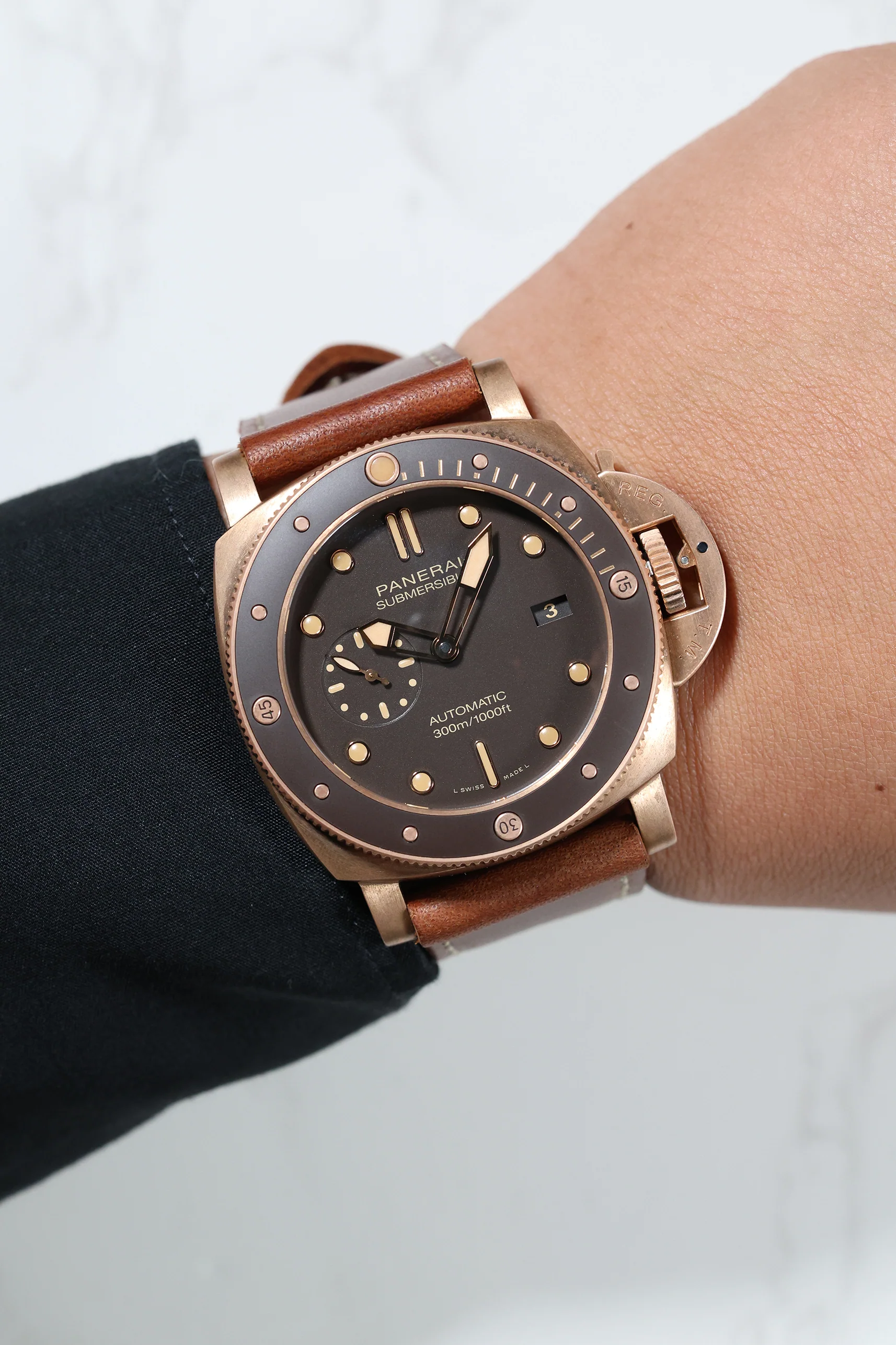 Panerai Submersible Bronzo 3 Days Auto 47mm PAM00968 2020 [Preowned] - Image 6