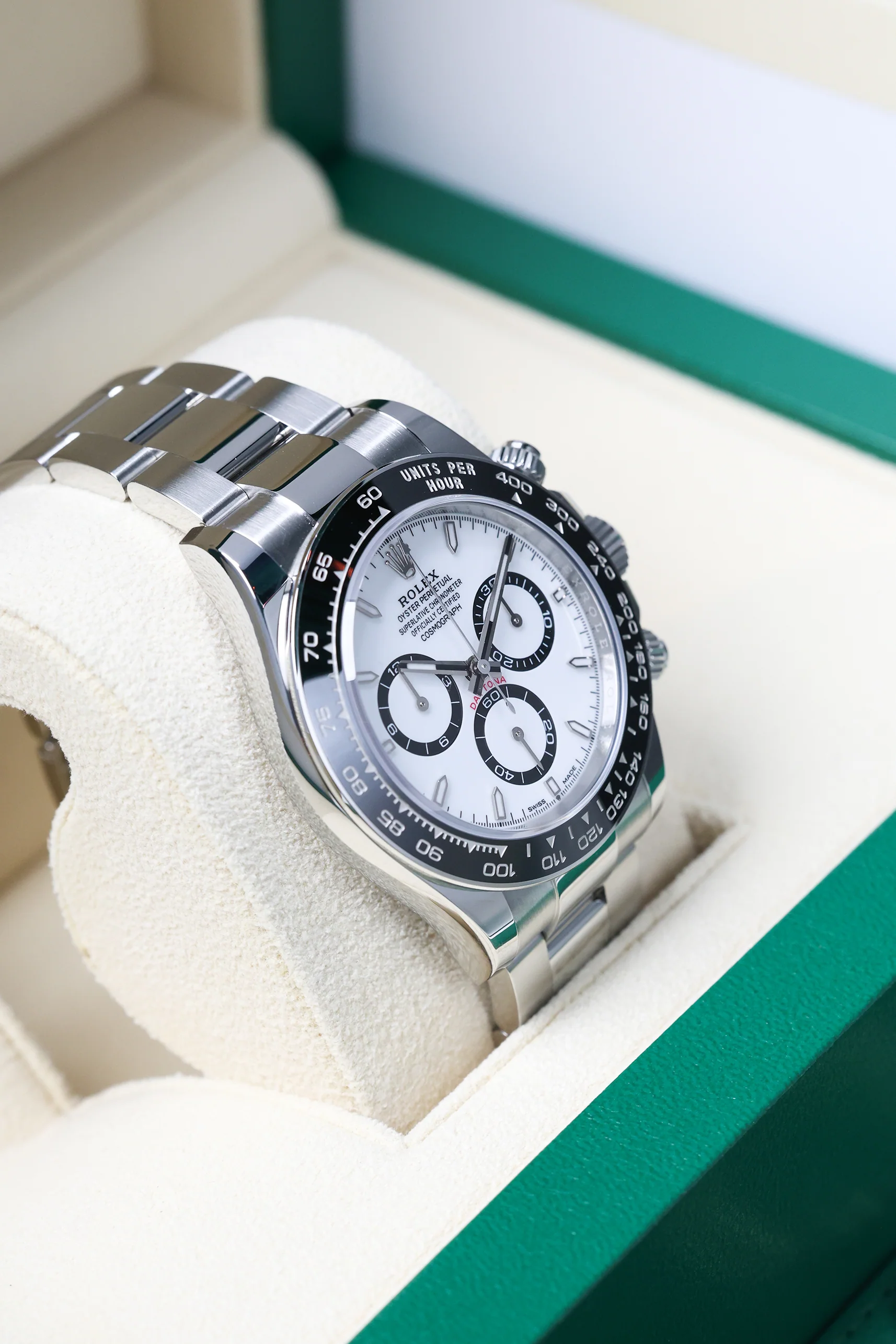 Rolex Cosmograph Daytona Steel White Panda 126500LN 2025 [Preowned] - Image 10