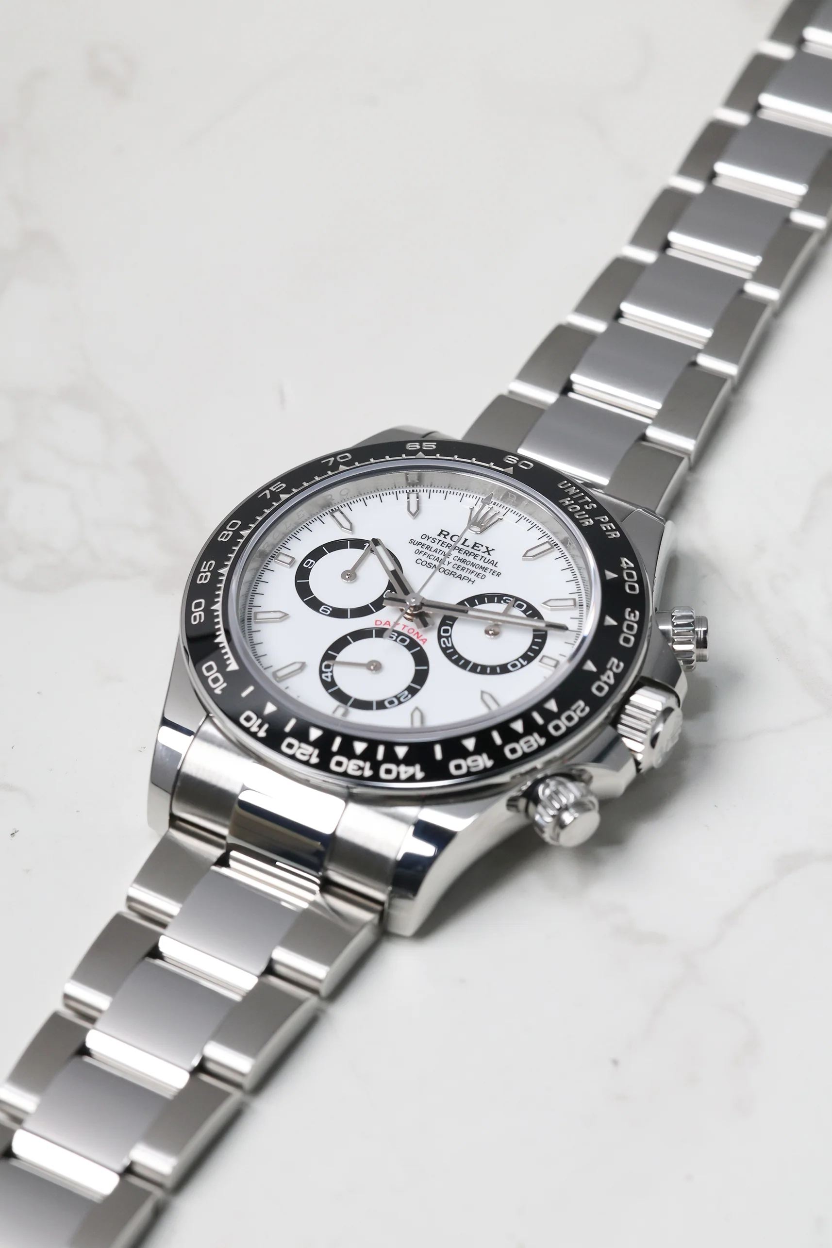 Rolex Cosmograph Daytona Steel White Panda 126500LN 2025 [Preowned] - Image 16
