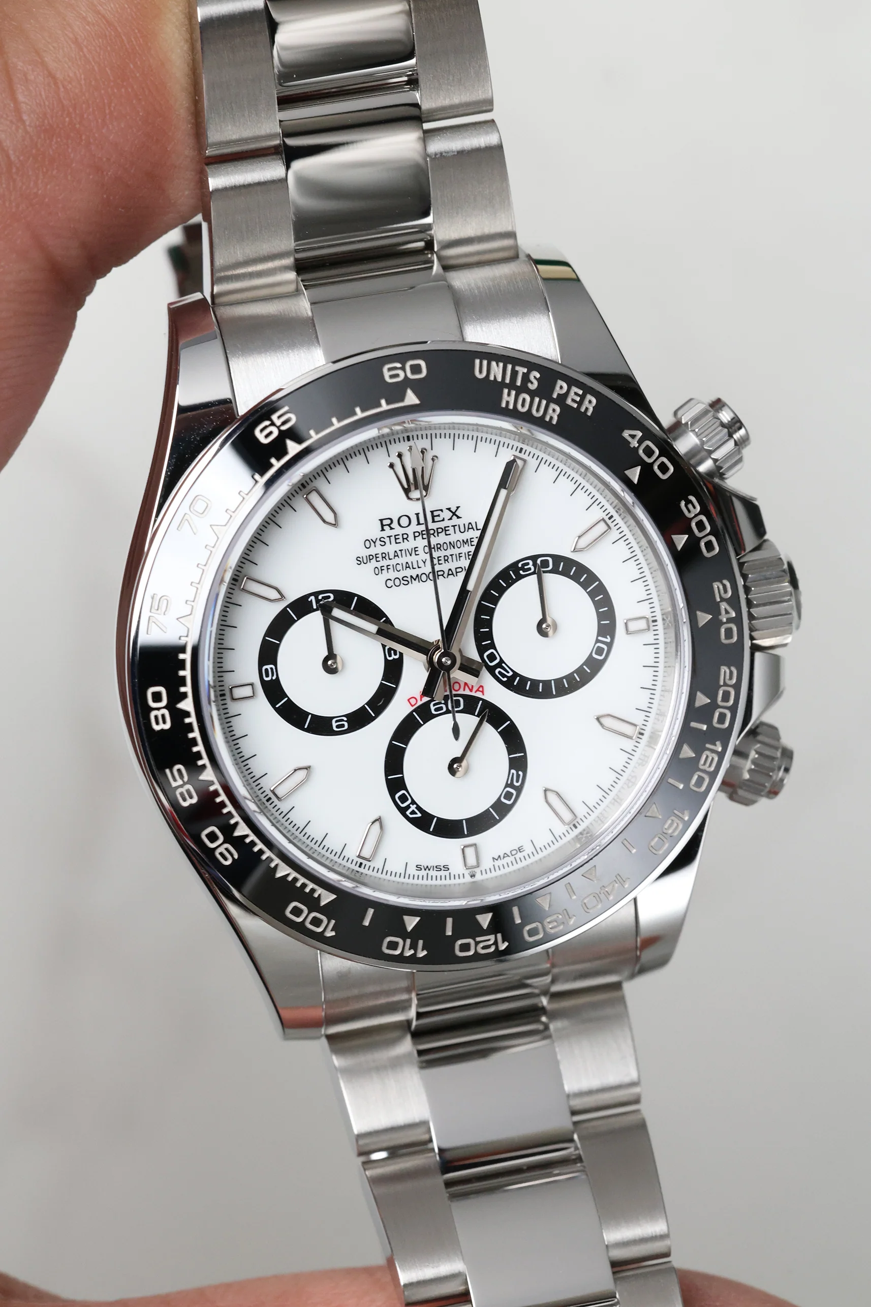Rolex Cosmograph Daytona Steel White Panda 126500LN - Image 7