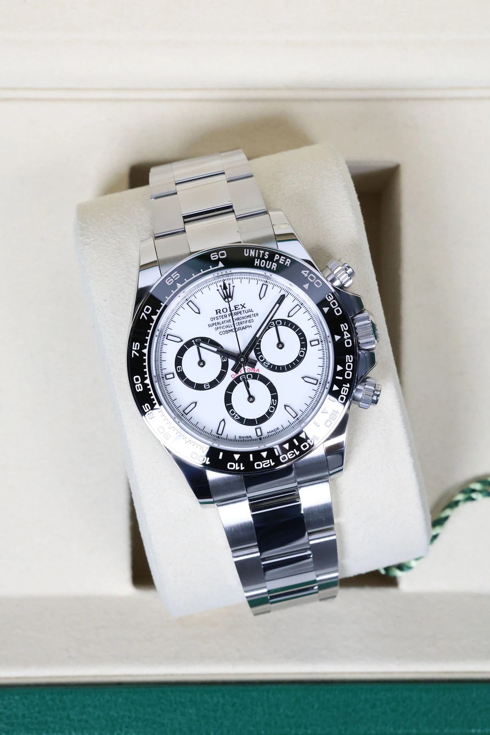 Rolex Cosmograph Daytona Steel White Panda 126500LN - Image 8