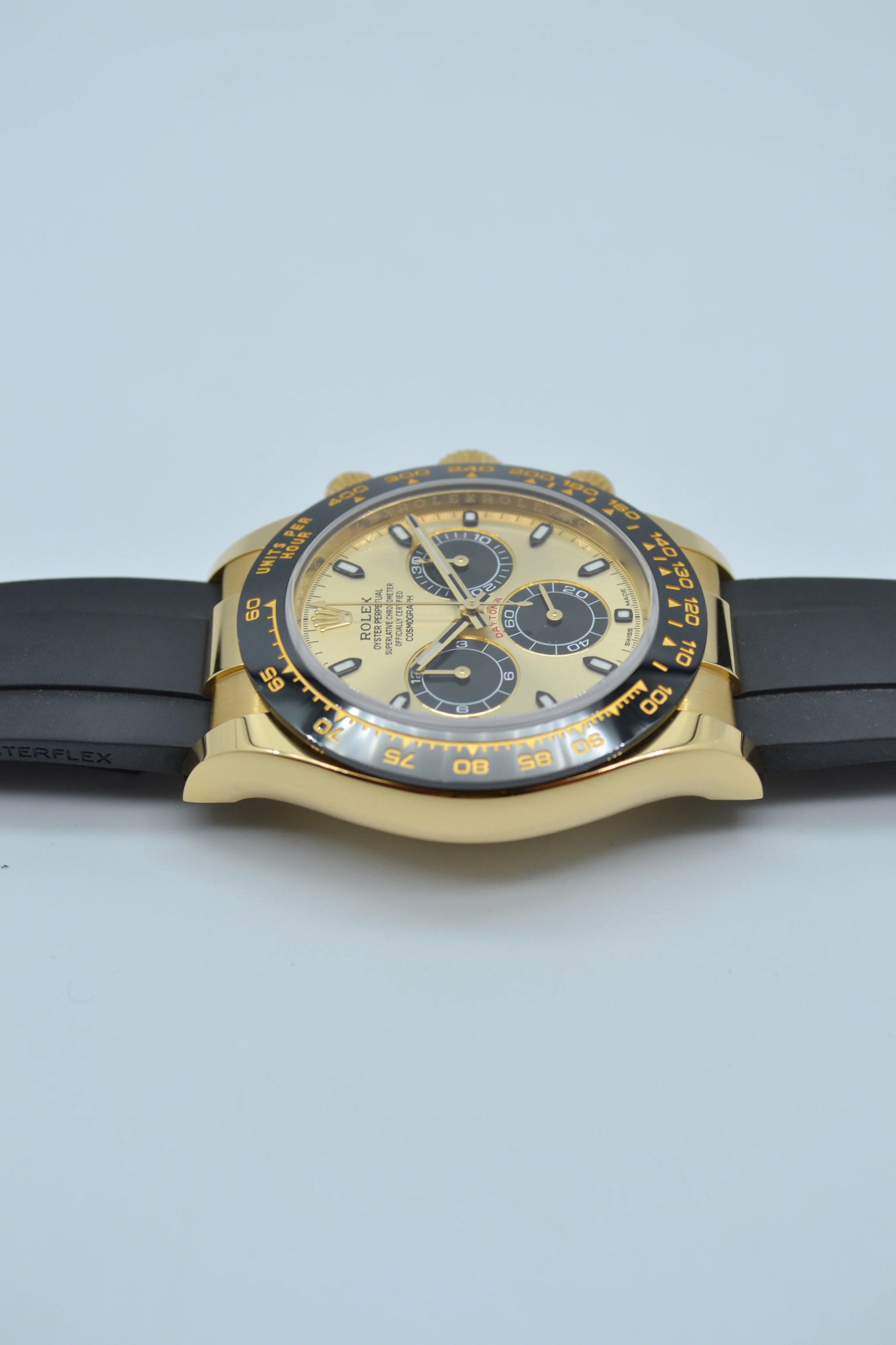 Rolex Cosmograph Daytona Yellow Gold YML Oysterflex 116518LN 2023 [Preowned] - Image 8
