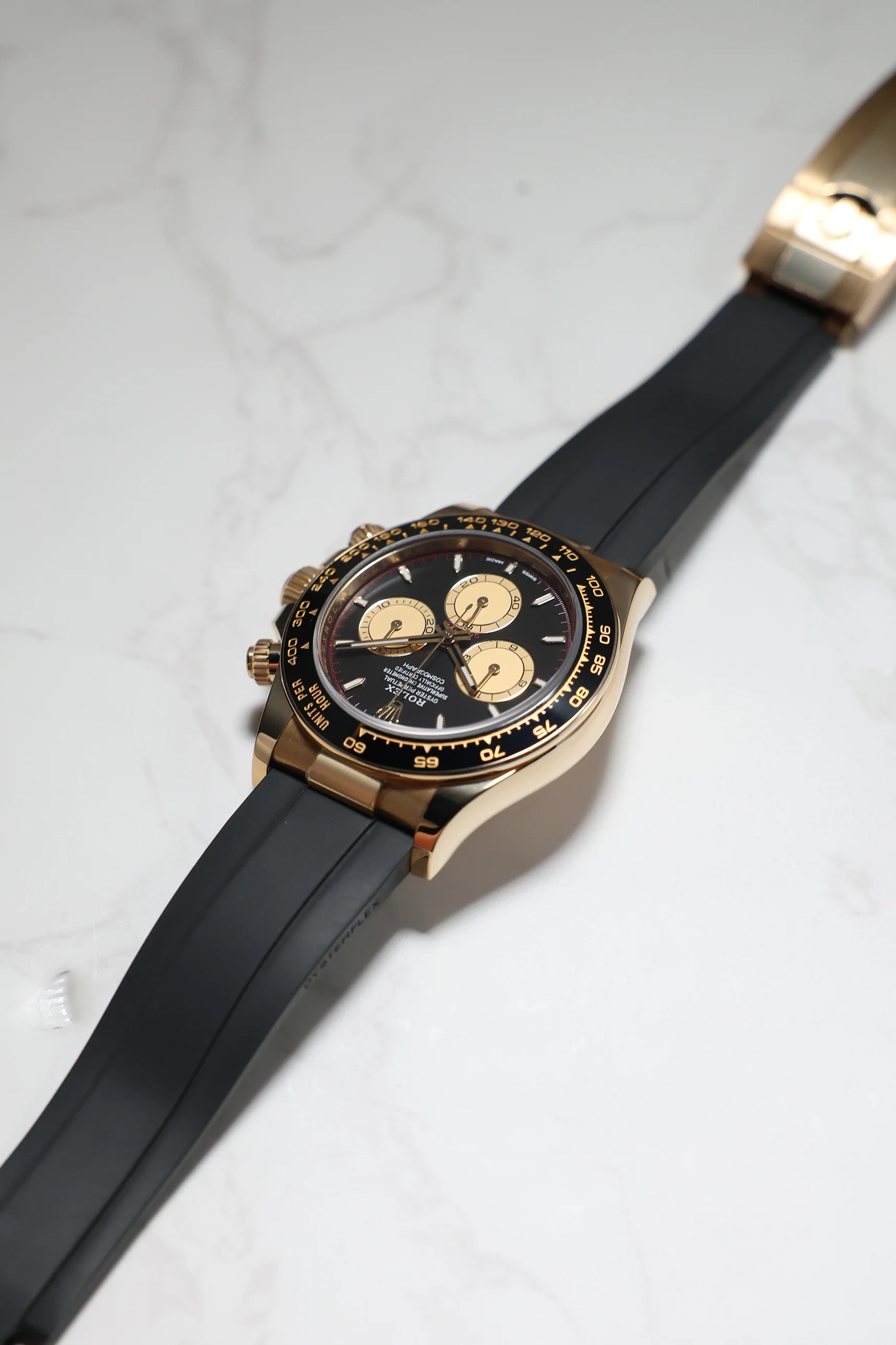 Rolex Cosmograph Daytona Yellow Gold on Oysterflex Paul Newman 126518LN 2024 [Preowned] - Image 13