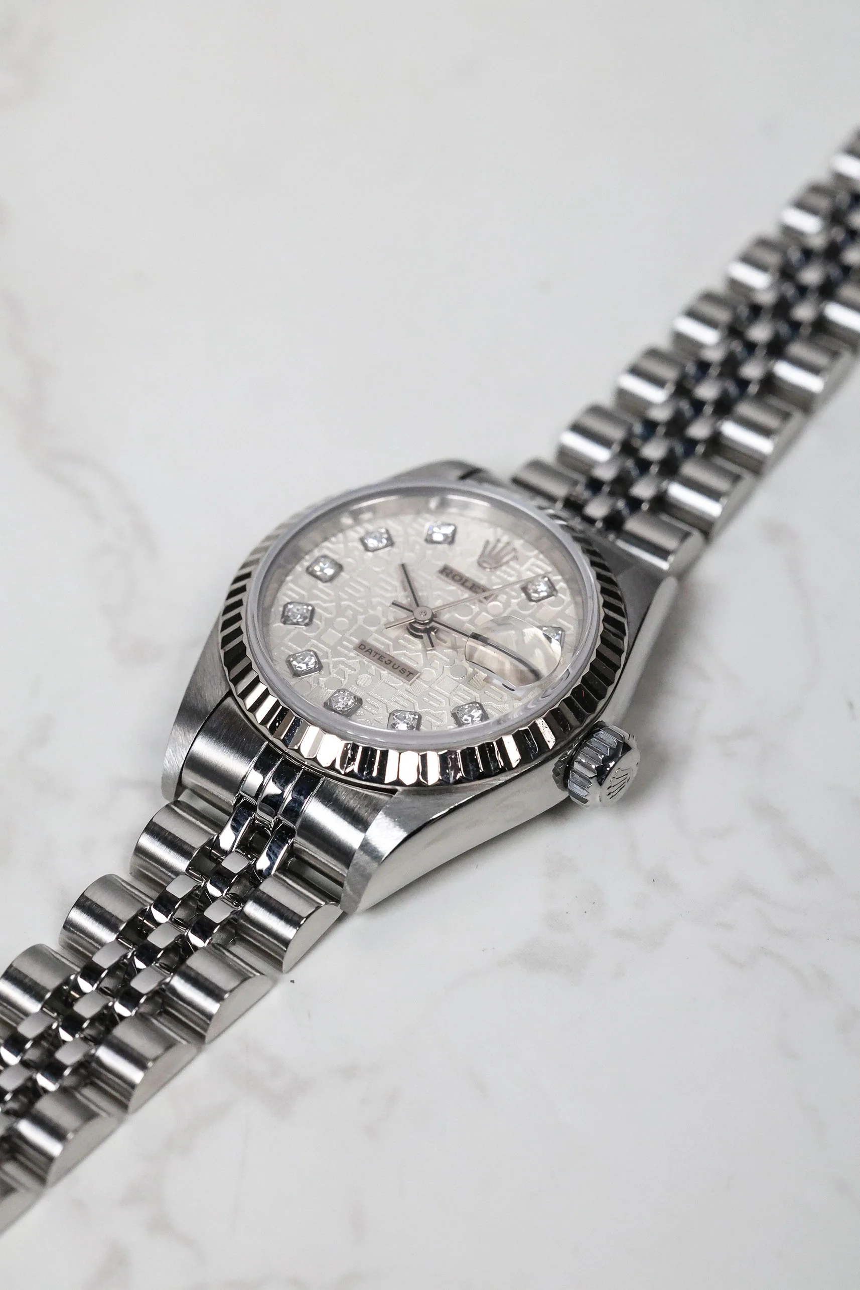 Rolex Datejust 26mm Computer Motif 10 Diamonds Jubilee 69174 1999 [Preowned] - Image 16