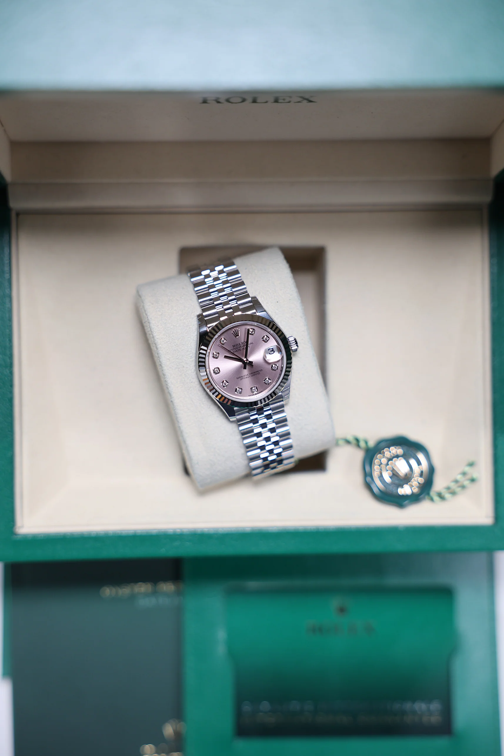 Rolex Datejust 31mm 10 Diamonds Pink Jubilee 278274 - Image 14