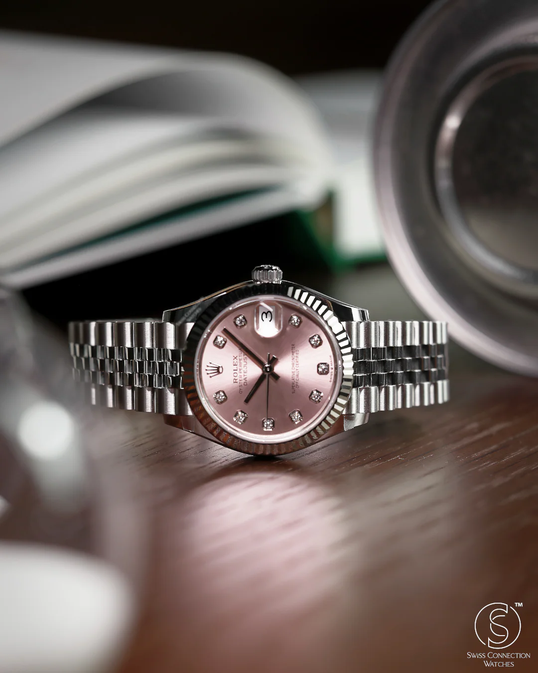 Rolex Datejust 31mm 10 Diamonds Pink Jubilee 278274 - Image 5