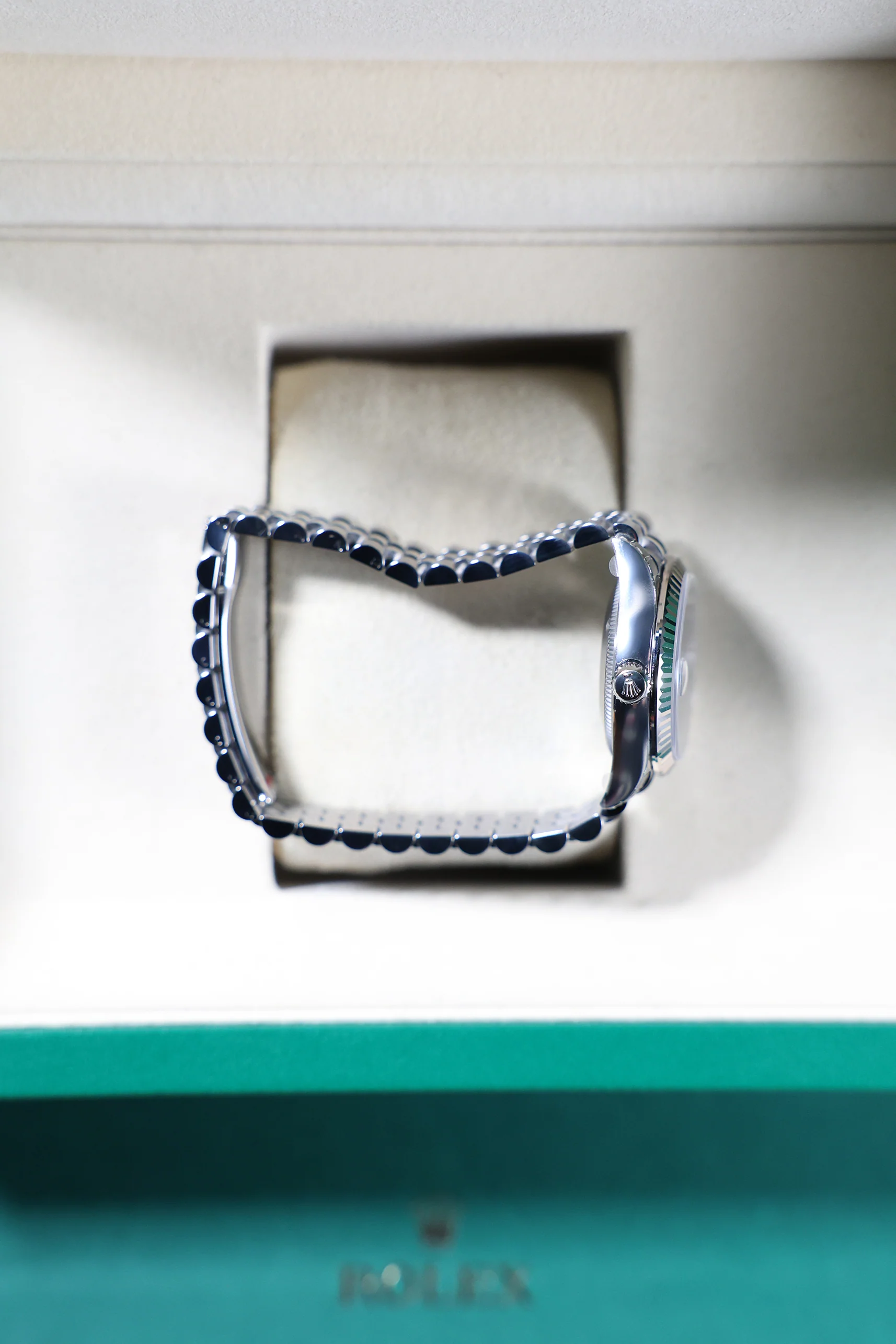 Rolex Datejust 31mm Azzurro Blue Floral Motif Jubilee 278274 - Image 11