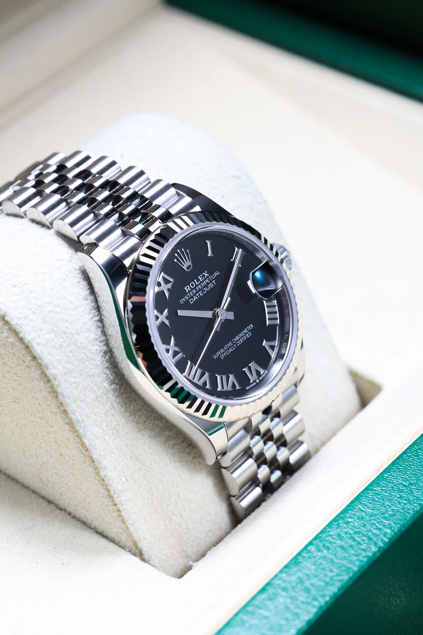 Rolex Datejust 31mm Black Roman Jubilee 278274 - Image 10
