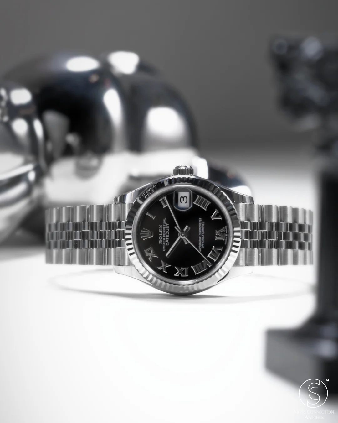 Rolex Datejust 31mm Black Roman Jubilee 278274 - Image 4