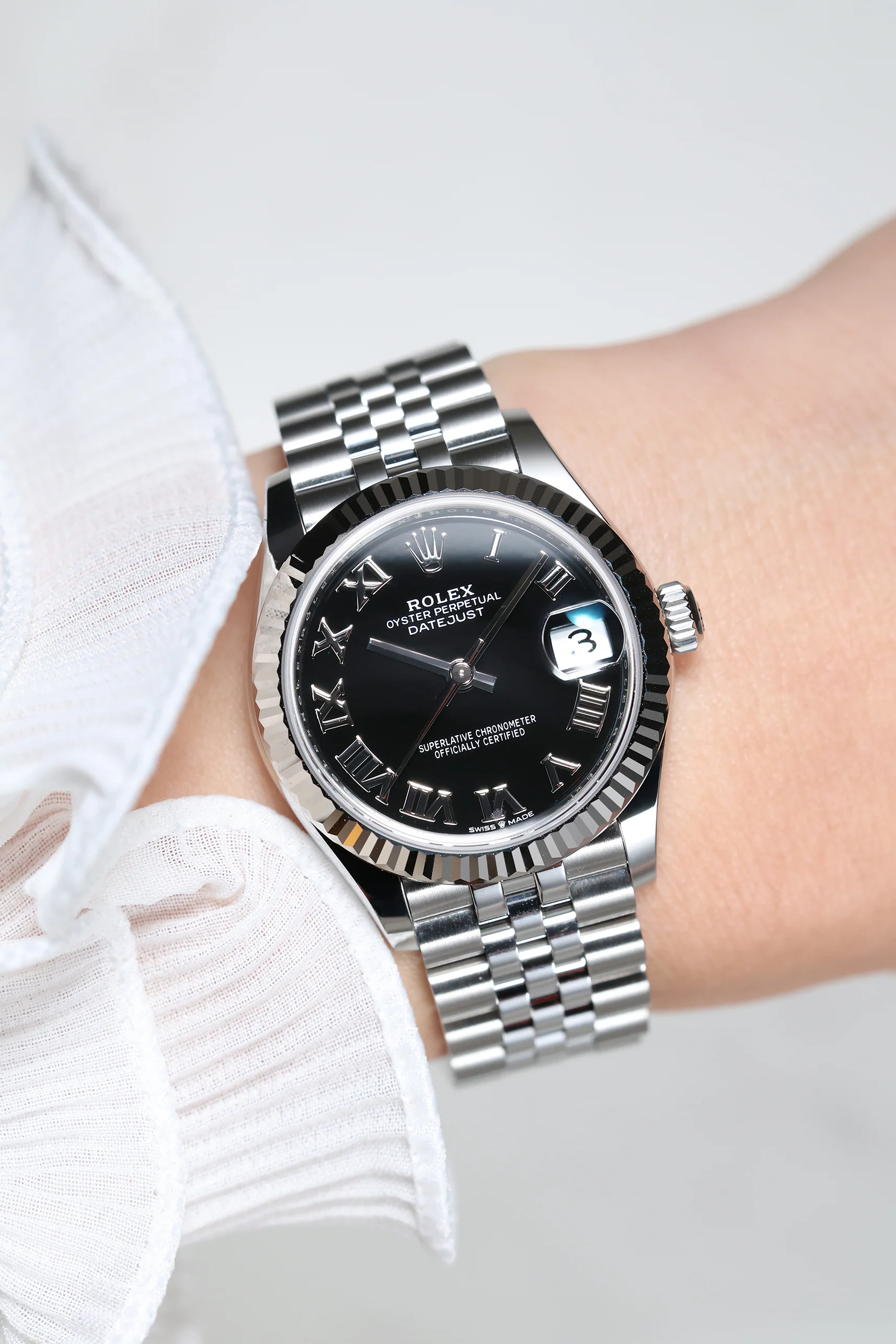 Rolex Datejust 31mm Black Roman Jubilee 278274 - Image 6