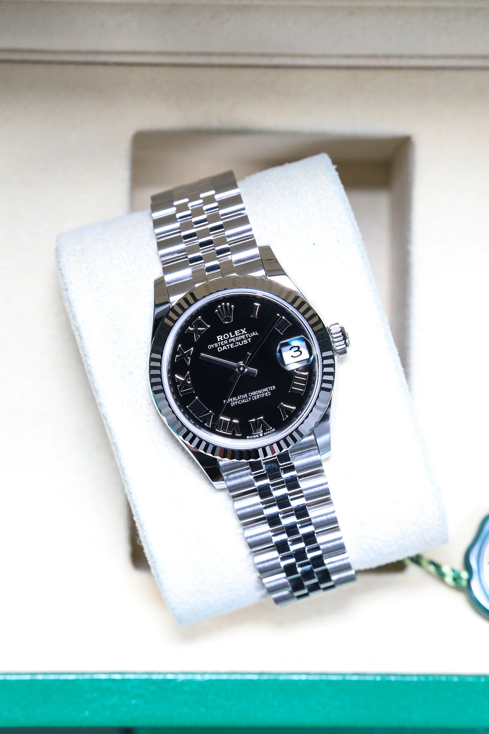Rolex Datejust 31mm Black Roman Jubilee 278274 - Image 8