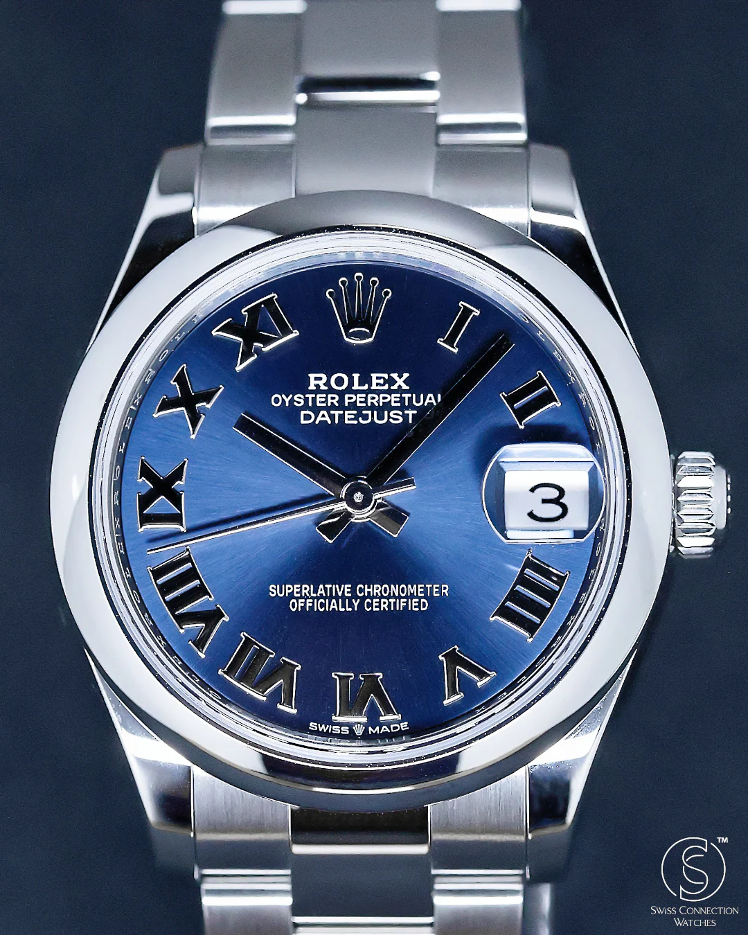 Rolex Datejust 31mm Blue Roman Oyster 278240 2024 [Preowned] - Image 2
