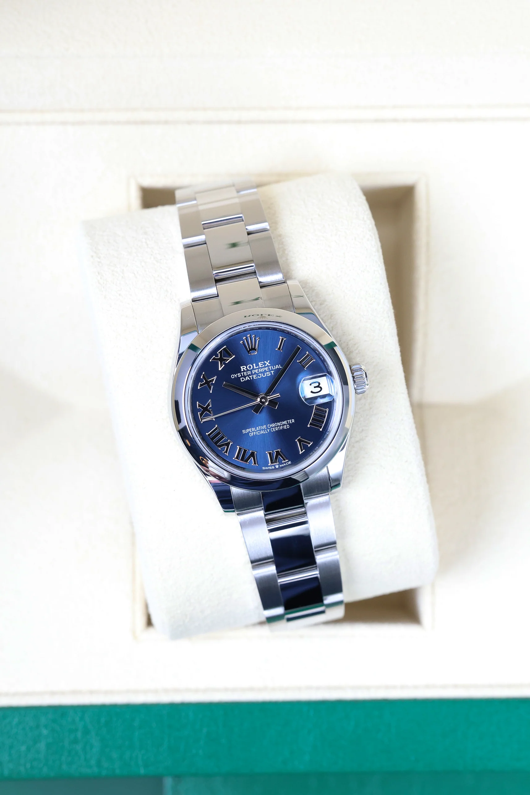 Rolex Datejust 31mm Blue Roman Oyster 278240 2024 [Preowned] - Image 8