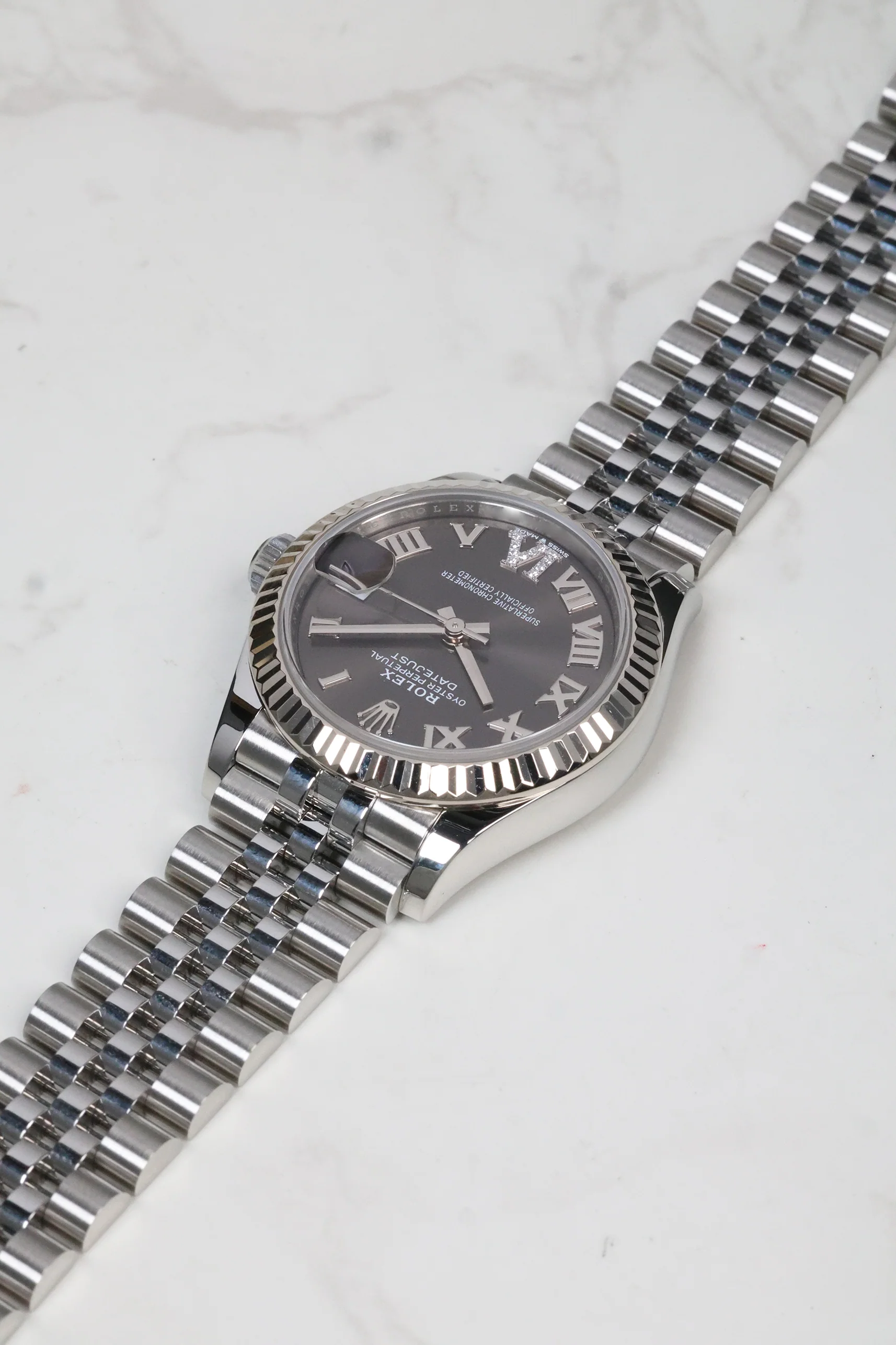 Rolex Datejust 31mm Grey Diamond VI Jubilee 278274 2024 [Preowned] - Image 13