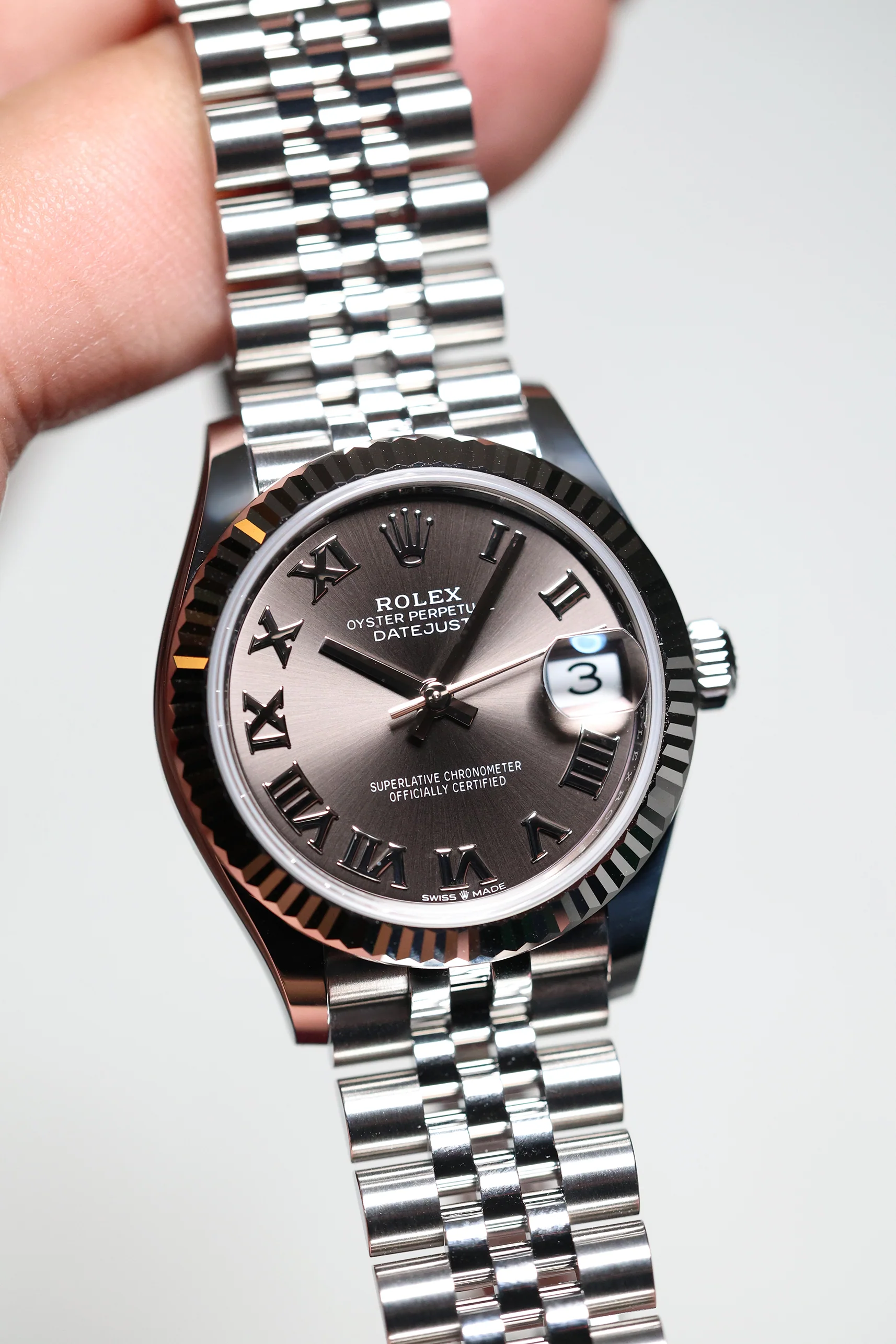 Rolex Datejust 31mm Grey Roman Jubilee 278274 - Image 7