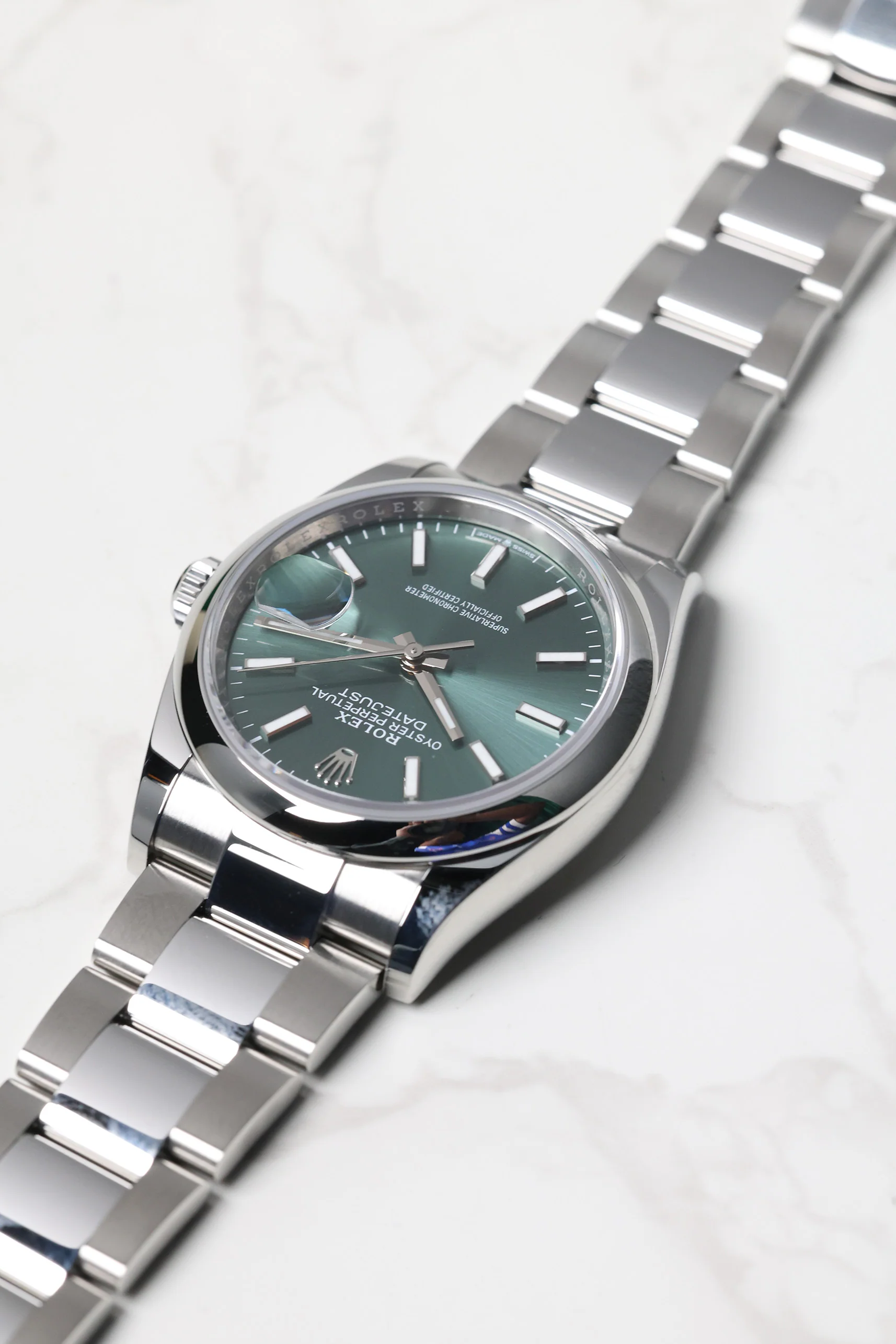 Rolex Datejust 36mm Mint Green Oyster 126200 2024 [Preowned] - Image 13