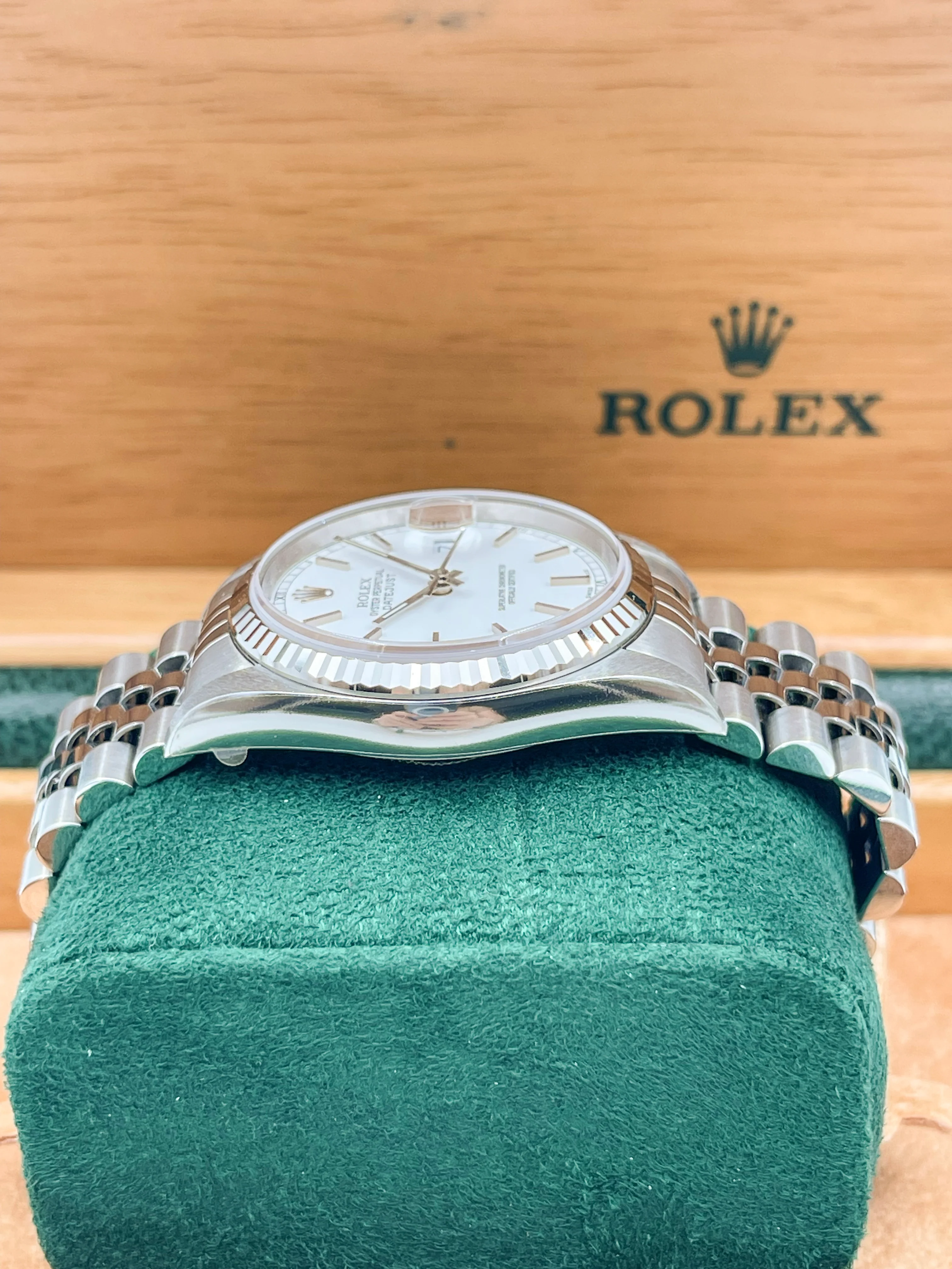 Rolex Datejust 36mm White Index Dial on Jubilee 16234 [NOS] - Image 7