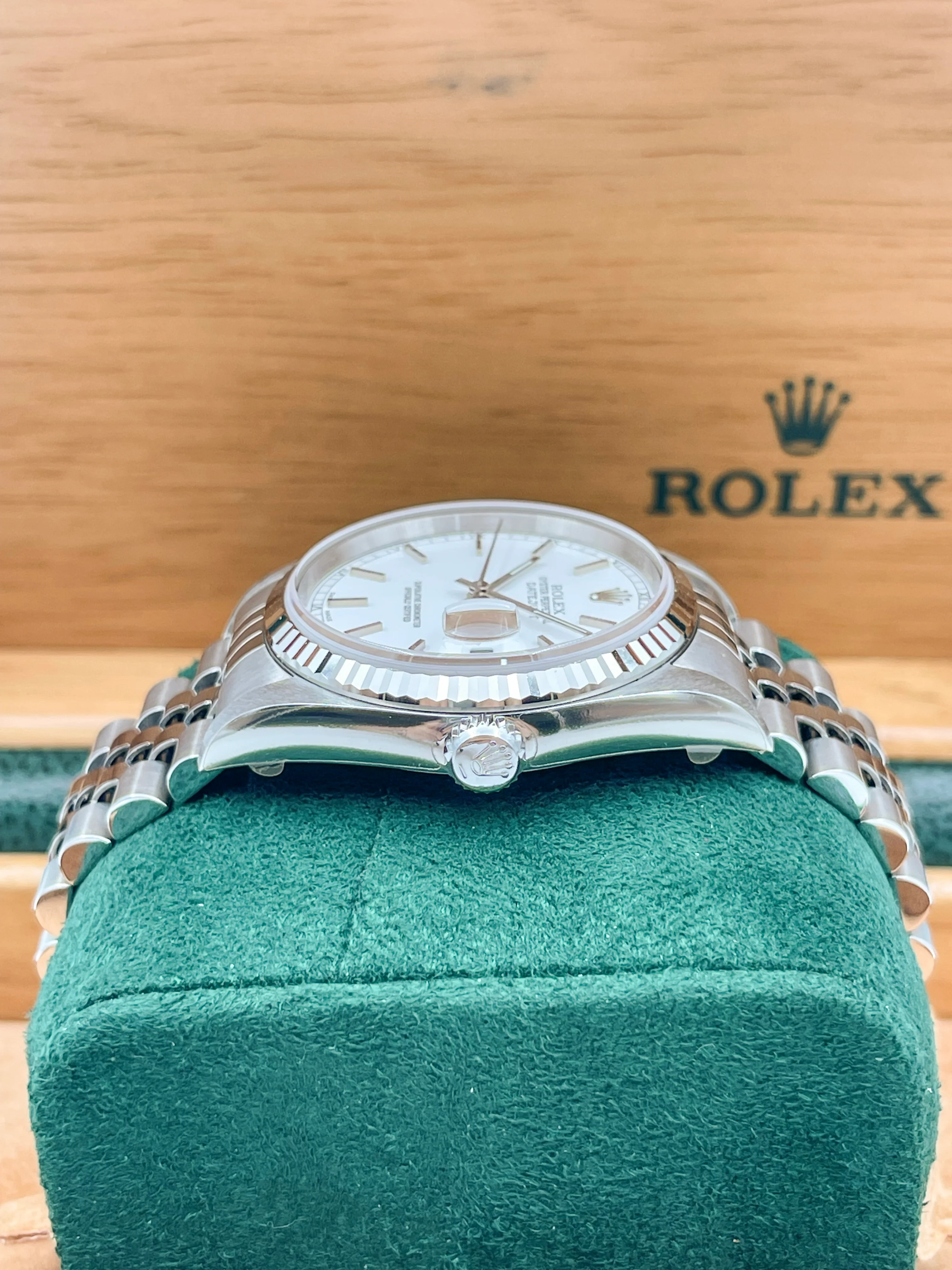 Rolex Datejust 36mm White Index Dial on Jubilee 16234 [NOS] - Image 8