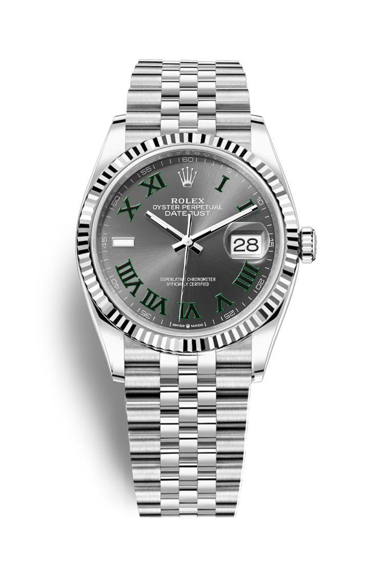 Rolex Datejust 36mm Wimbledon on Jubilee 126234