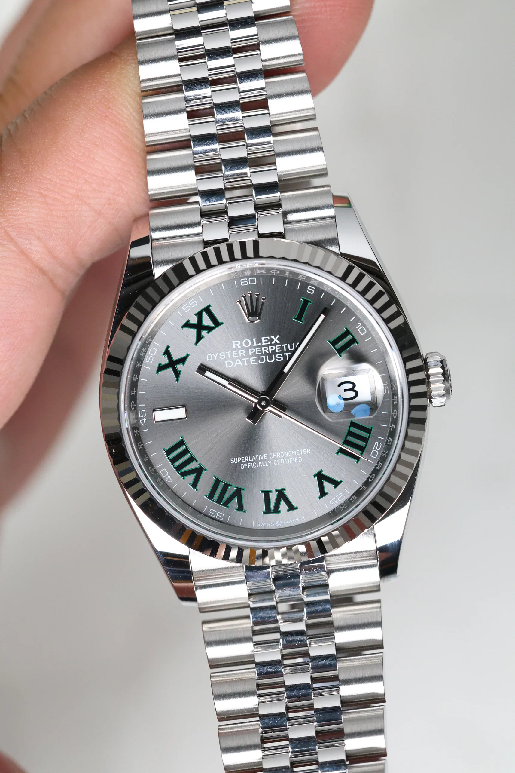 Rolex Datejust 36mm Wimbledon on Jubilee 126234 - Image 3