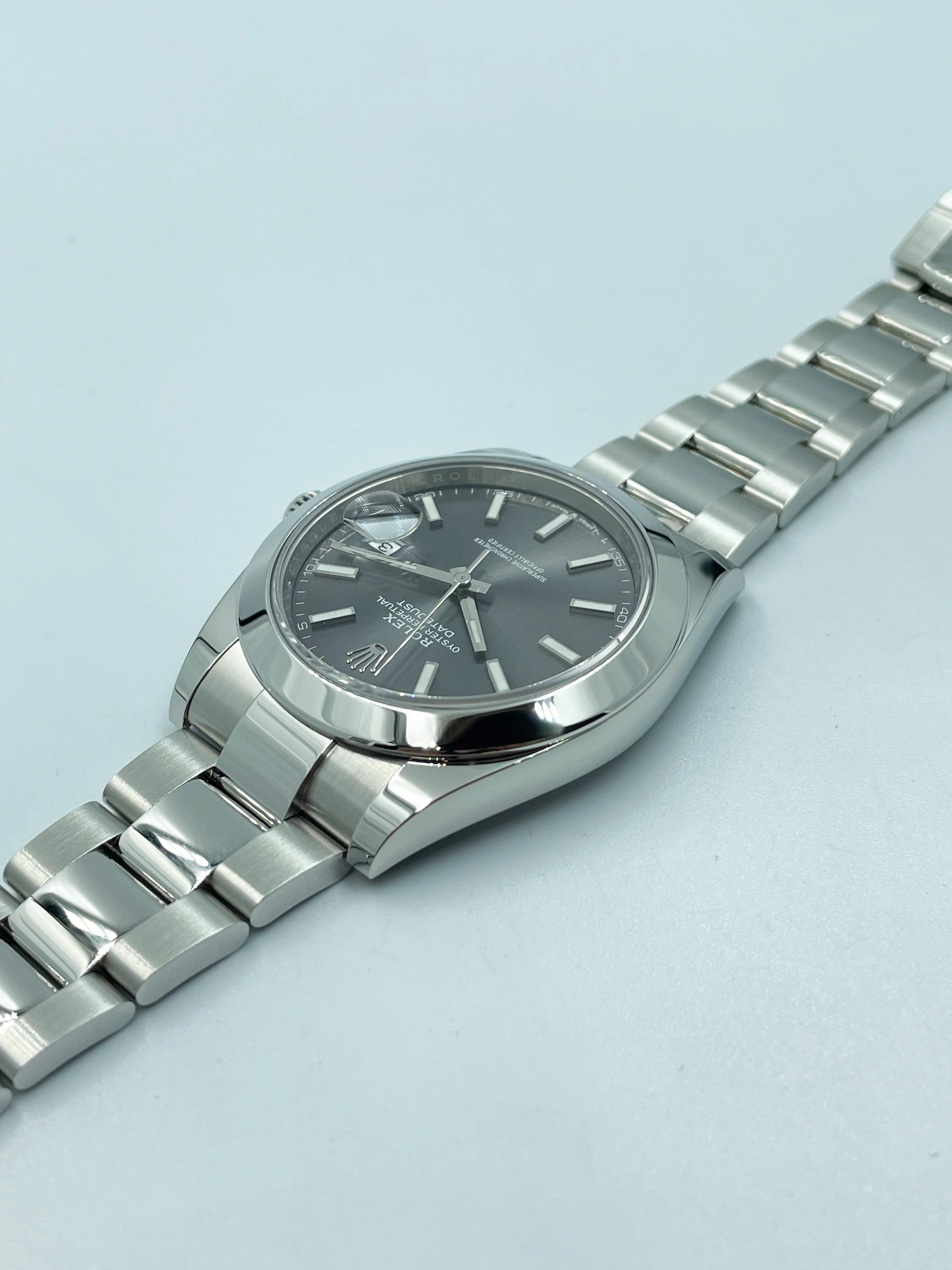Rolex Datejust 41mm Rhodium Dial 126300 2022 [Preowned] - Image 9