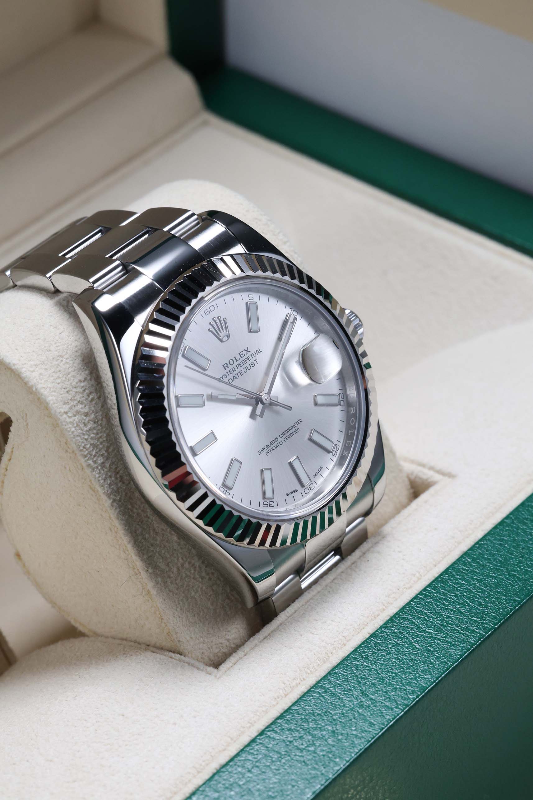 Rolex Datejust II 41mm Silver Index 116334 2017 [Preowned] - Image 10