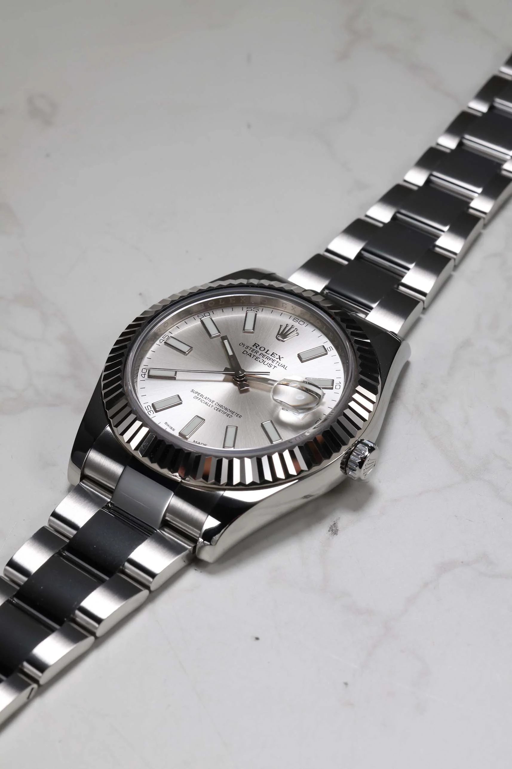 Rolex Datejust II 41mm Silver Index 116334 2017 [Preowned] - Image 16
