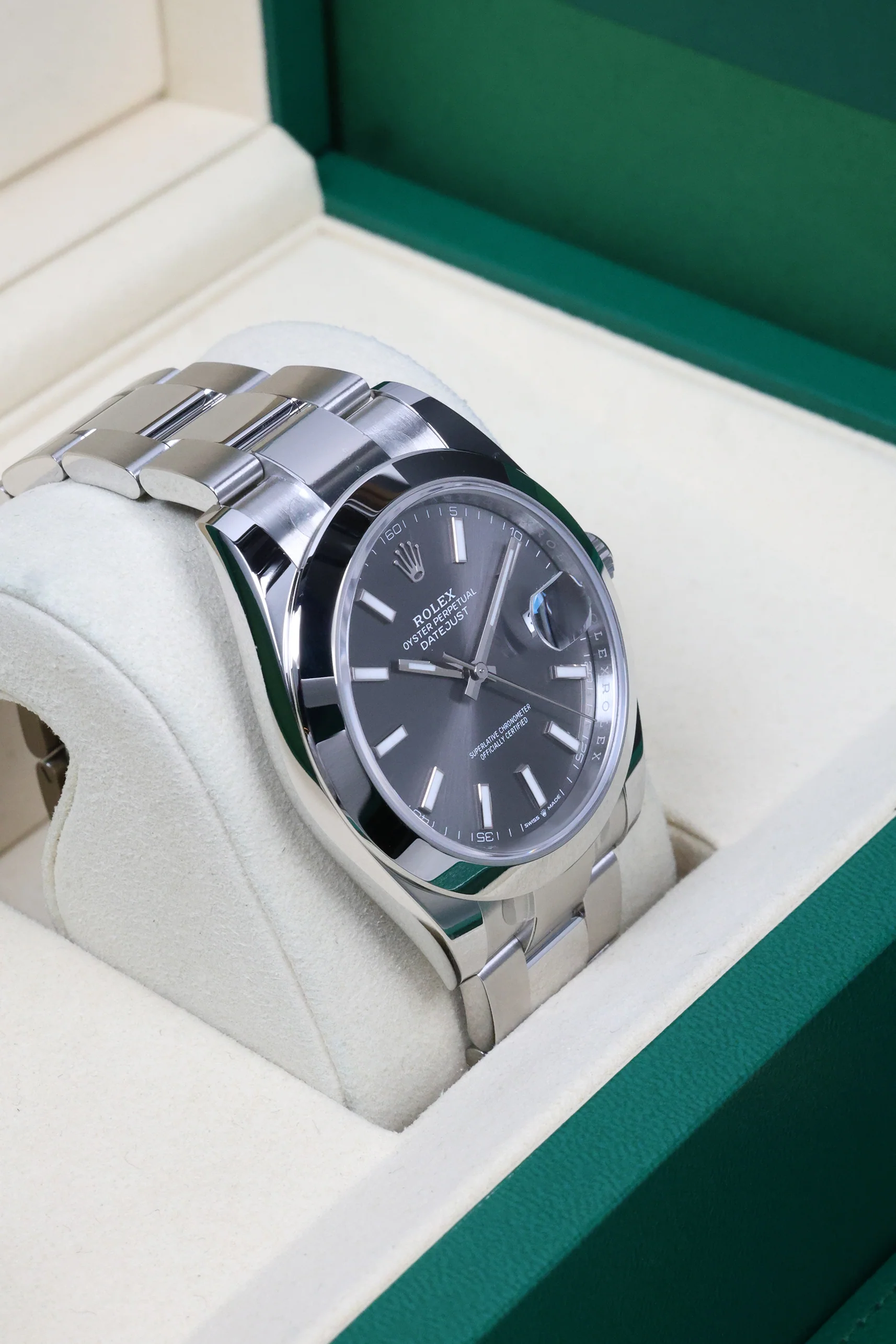 Rolex Datejust 41mm Slate Grey Oyster 126300 - Image 8