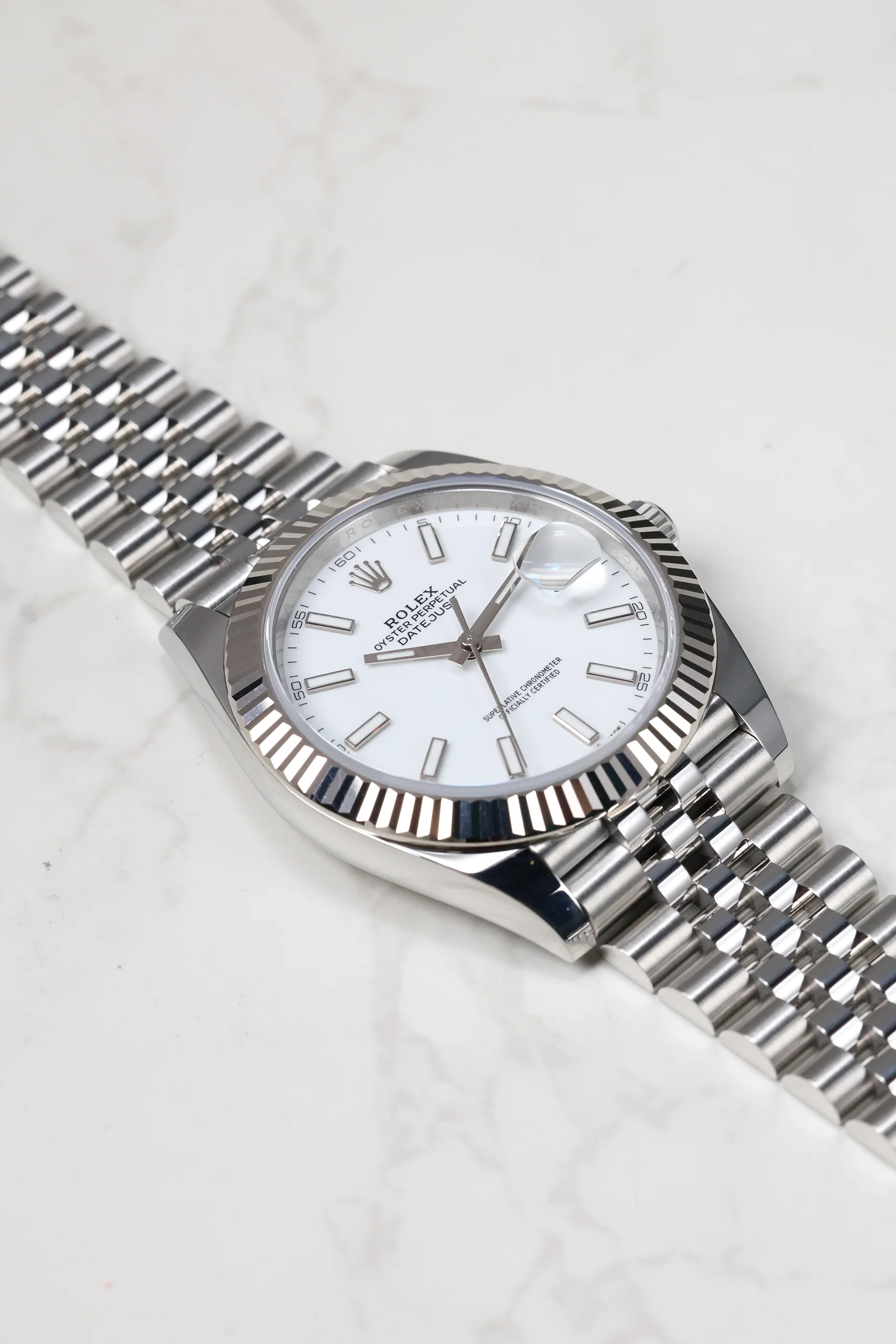 Rolex Datejust 41mm White Index Jubilee 126334 2025 [Preowned] - Image 11