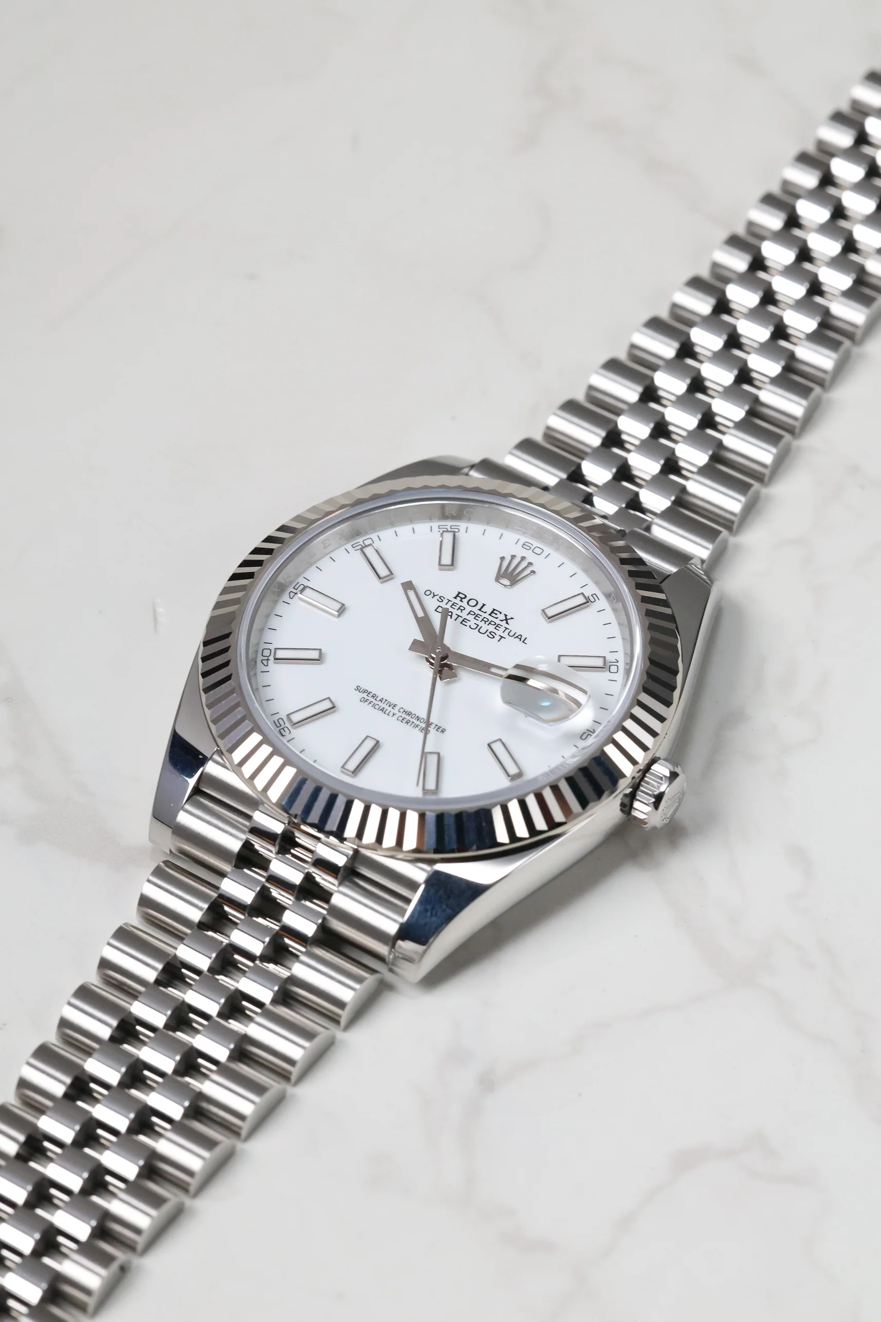 Rolex Datejust 41mm White Index Jubilee 126334 2025 [Preowned] - Image 16