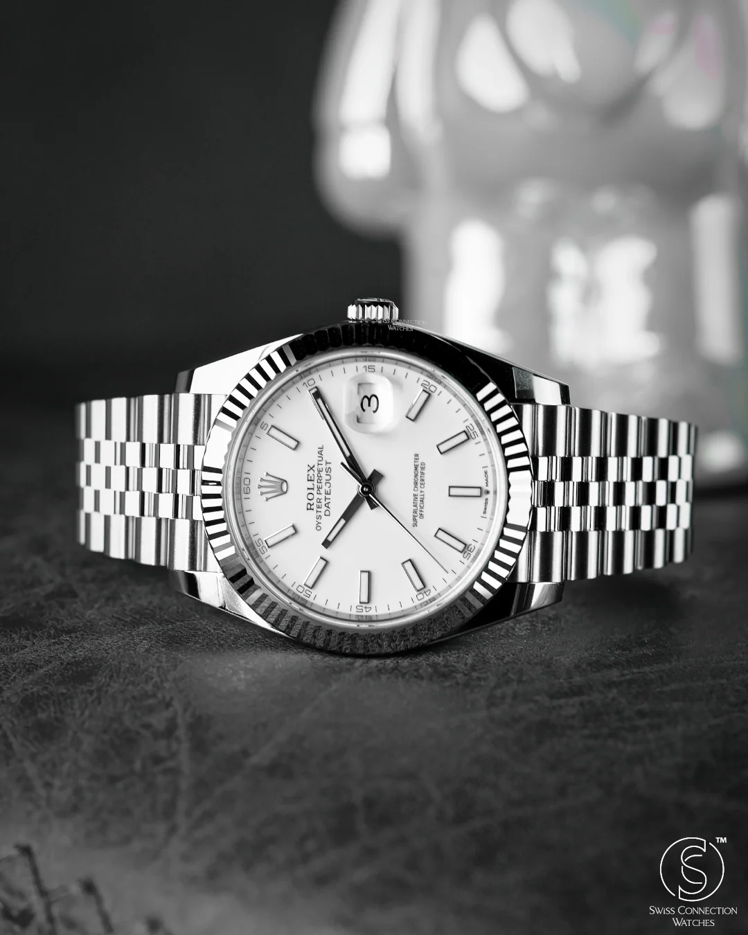 Rolex Datejust 41mm White Index Jubilee 126334 - Image 4