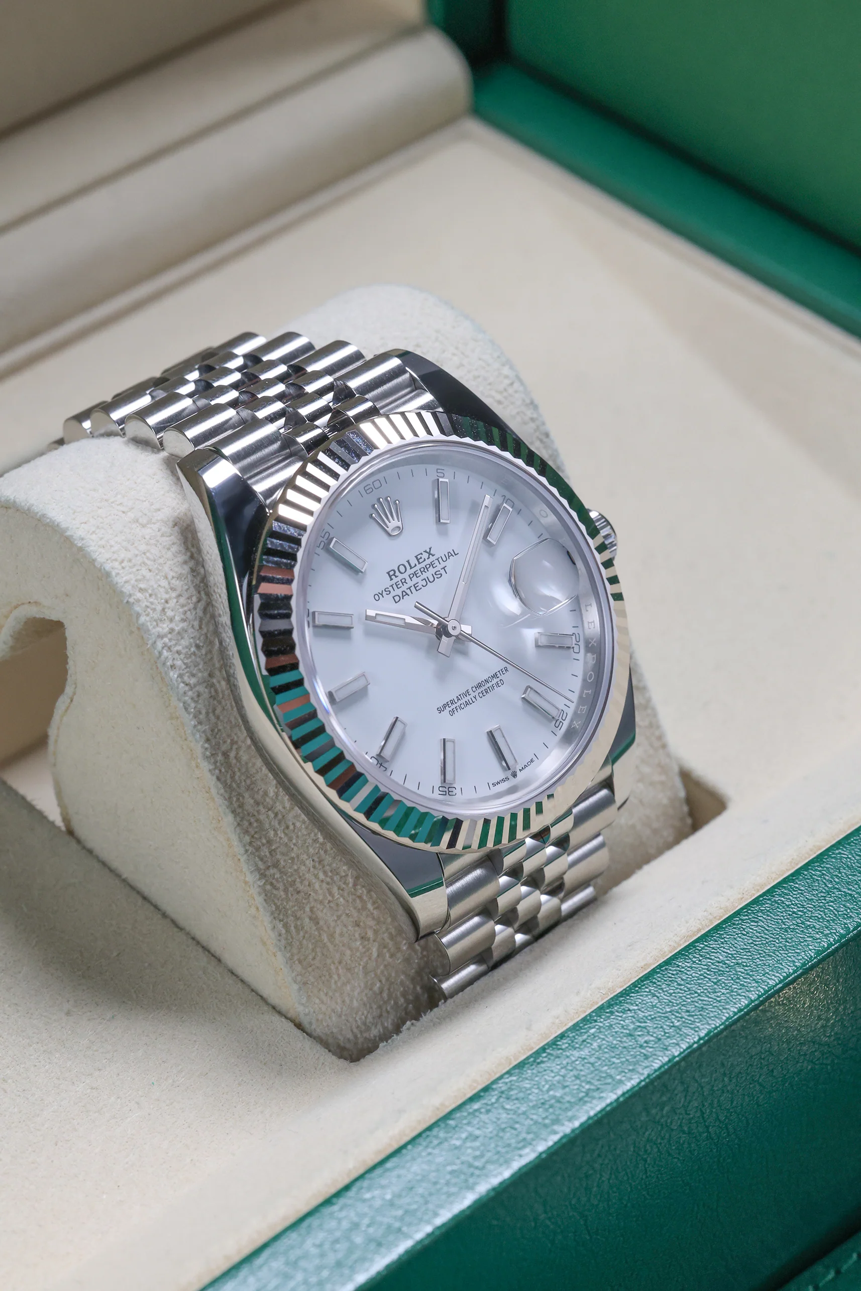 Rolex Datejust 41mm White Index Jubilee 126334 - Image 10